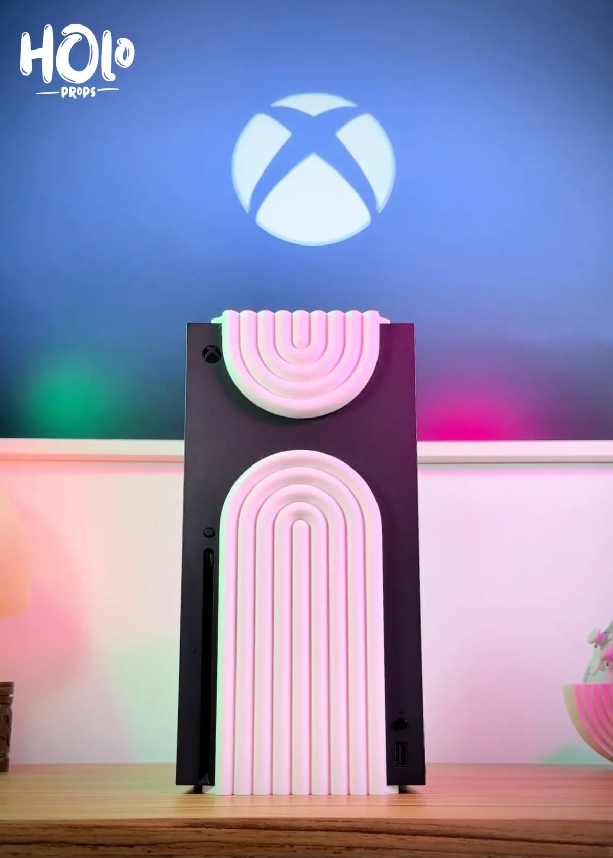 3D Printed Modern Xbox Series X Face Plate / Set of 4 Boho Plates / Custom Color / Great Gift for that Gamer