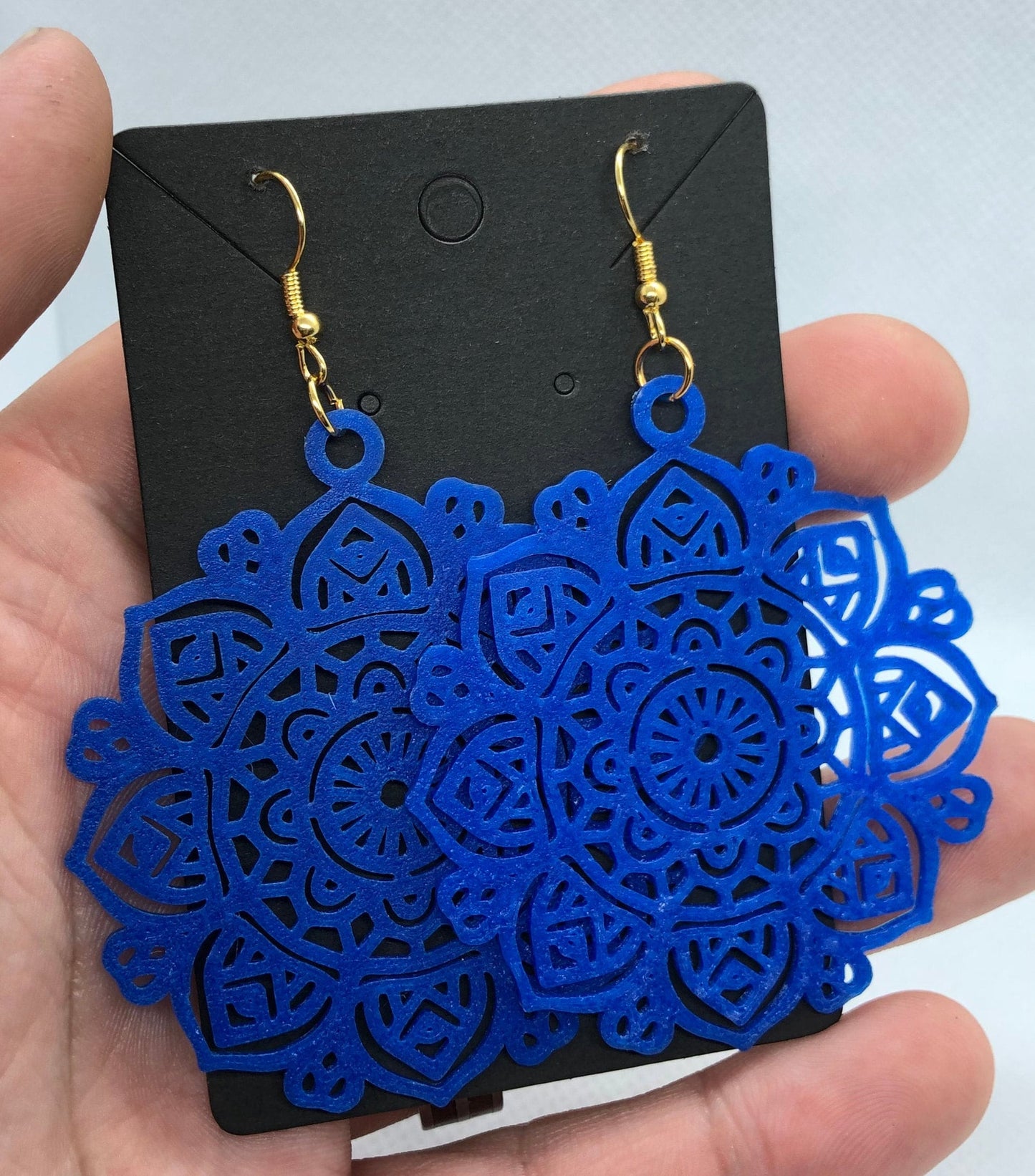 3D Printed Mandala Style Earrings