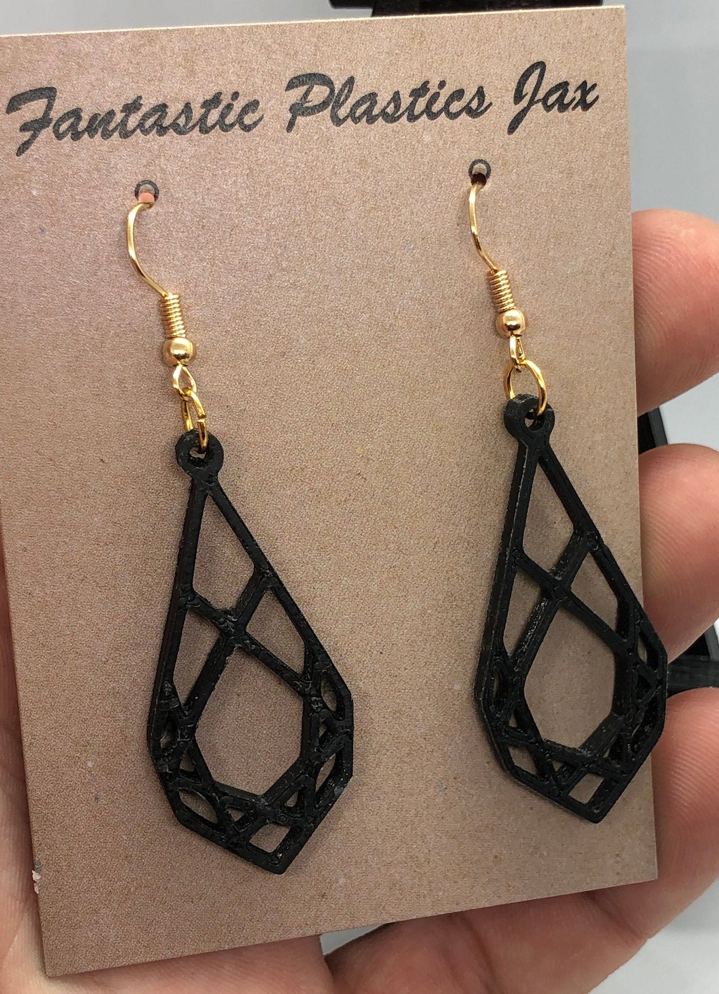 3D Printed Geometric Polly Earrings
