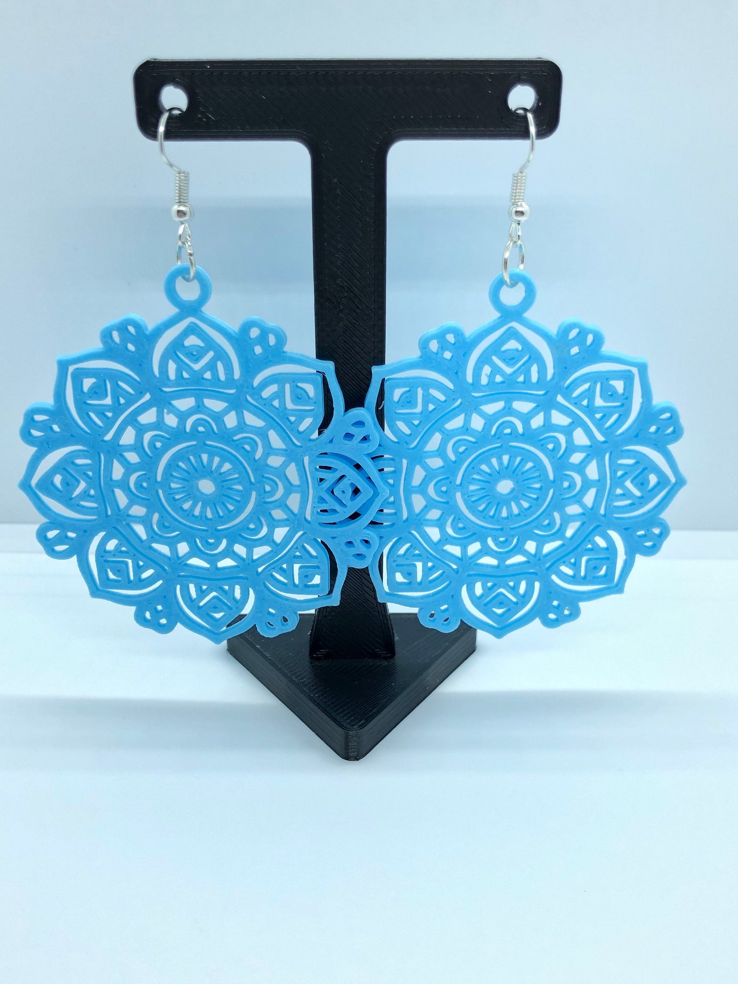 3D Printed Mandala Series Style Earrings - Customizable