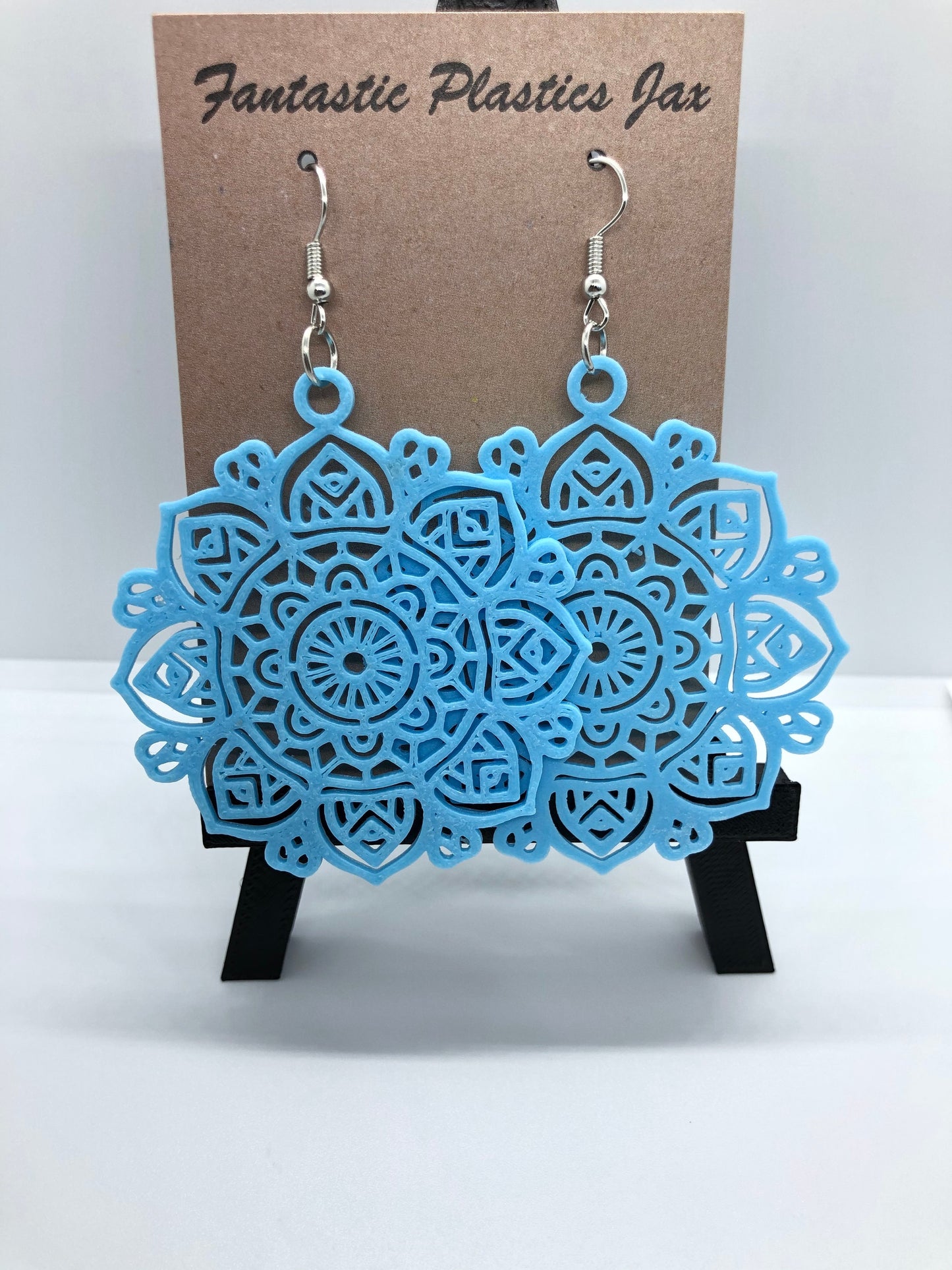 3D Printed Mandala Series Style Earrings - Customizable