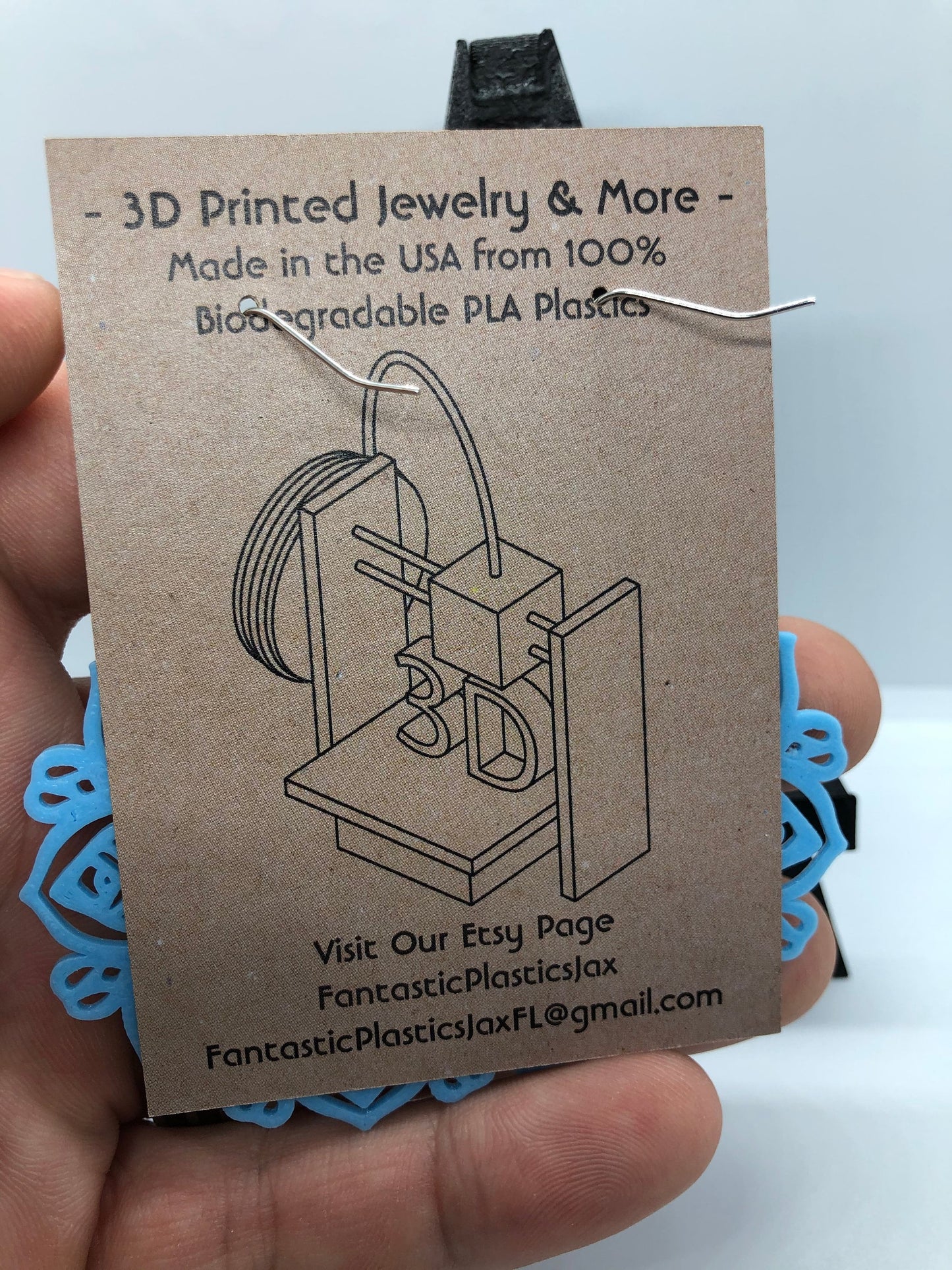3D Printed Mandala Series Style Earrings - Customizable