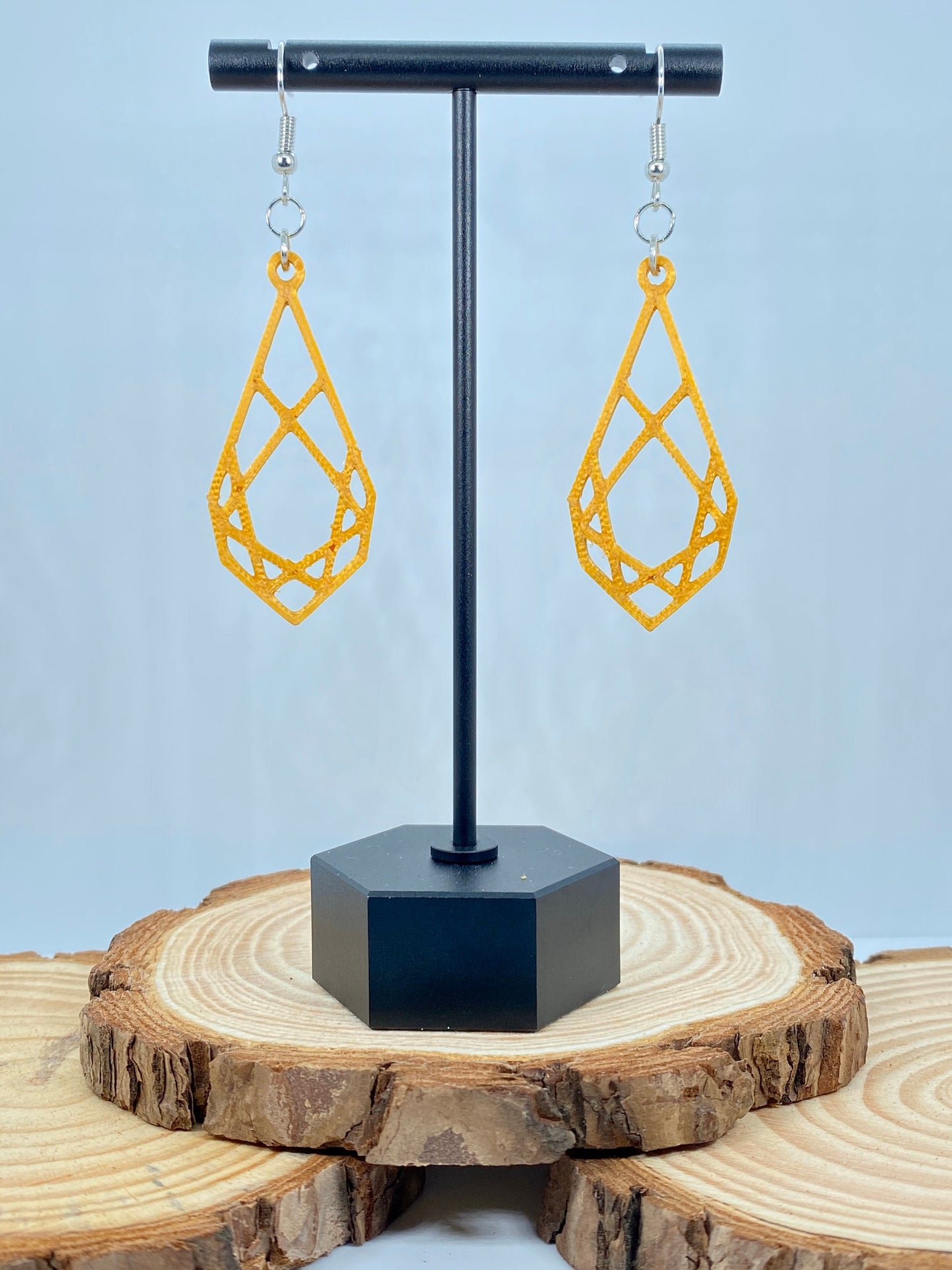 3D Printed Geometric Polly Earrings