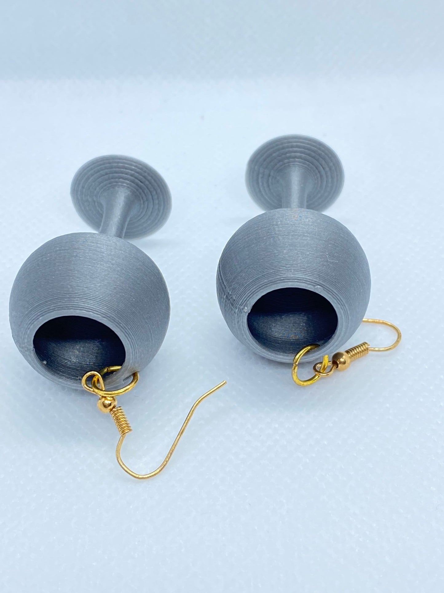 3D Printed Wine Glass Earrings