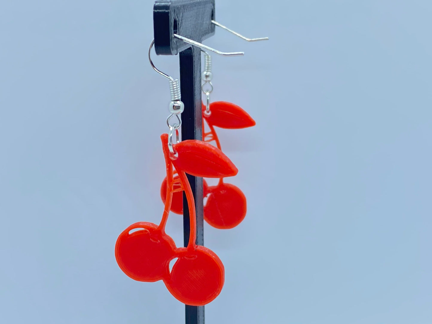 3D Printed Cherry Earrings