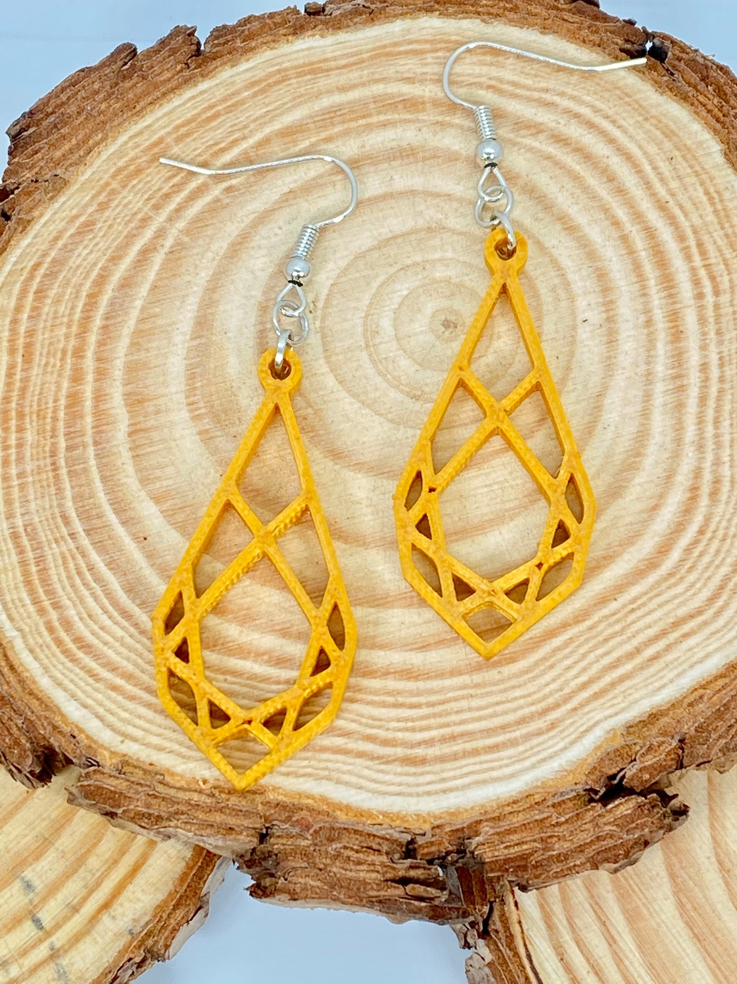 3D Printed Geometric Polly Earrings