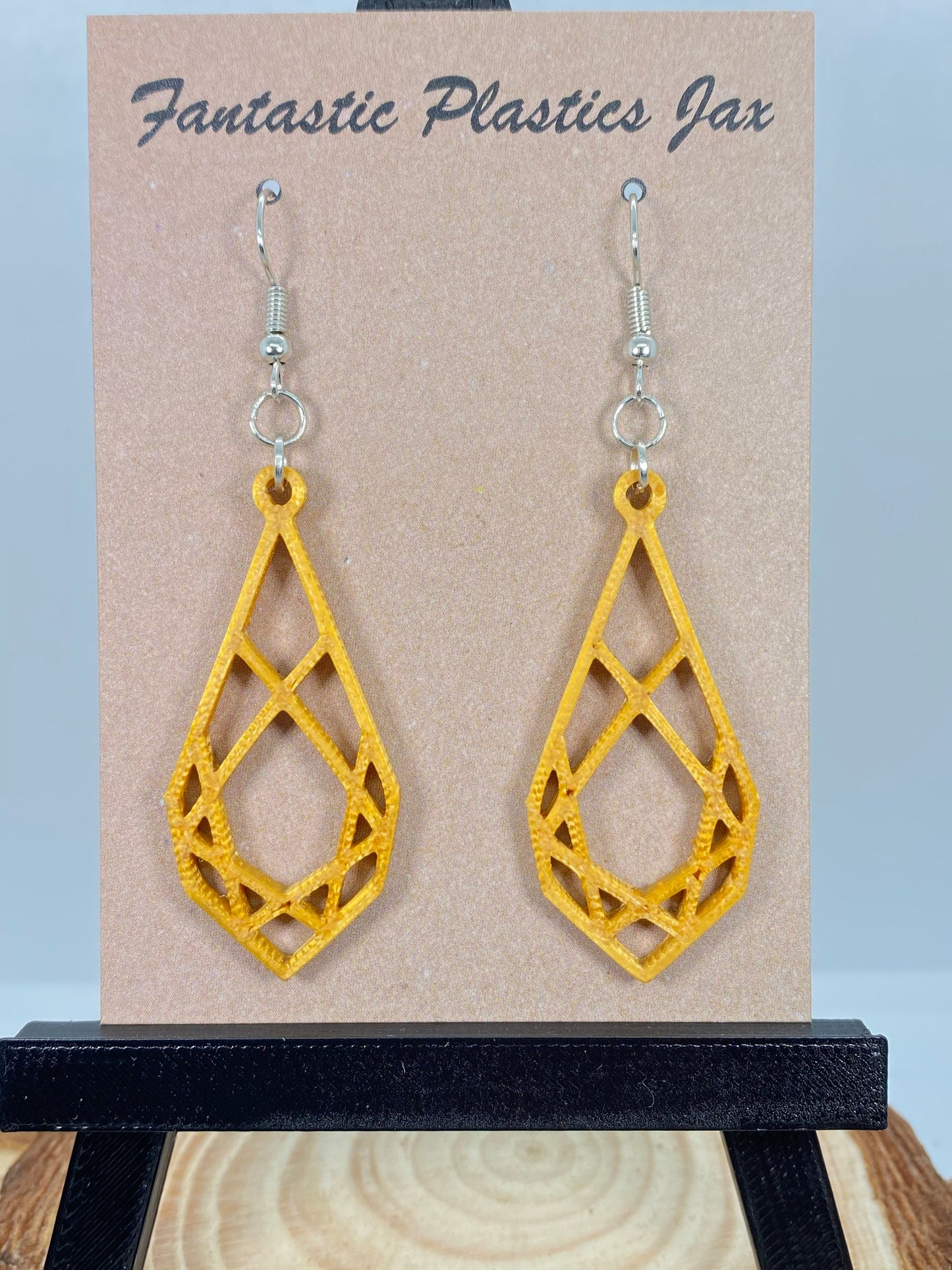 3D Printed Geometric Polly Earrings