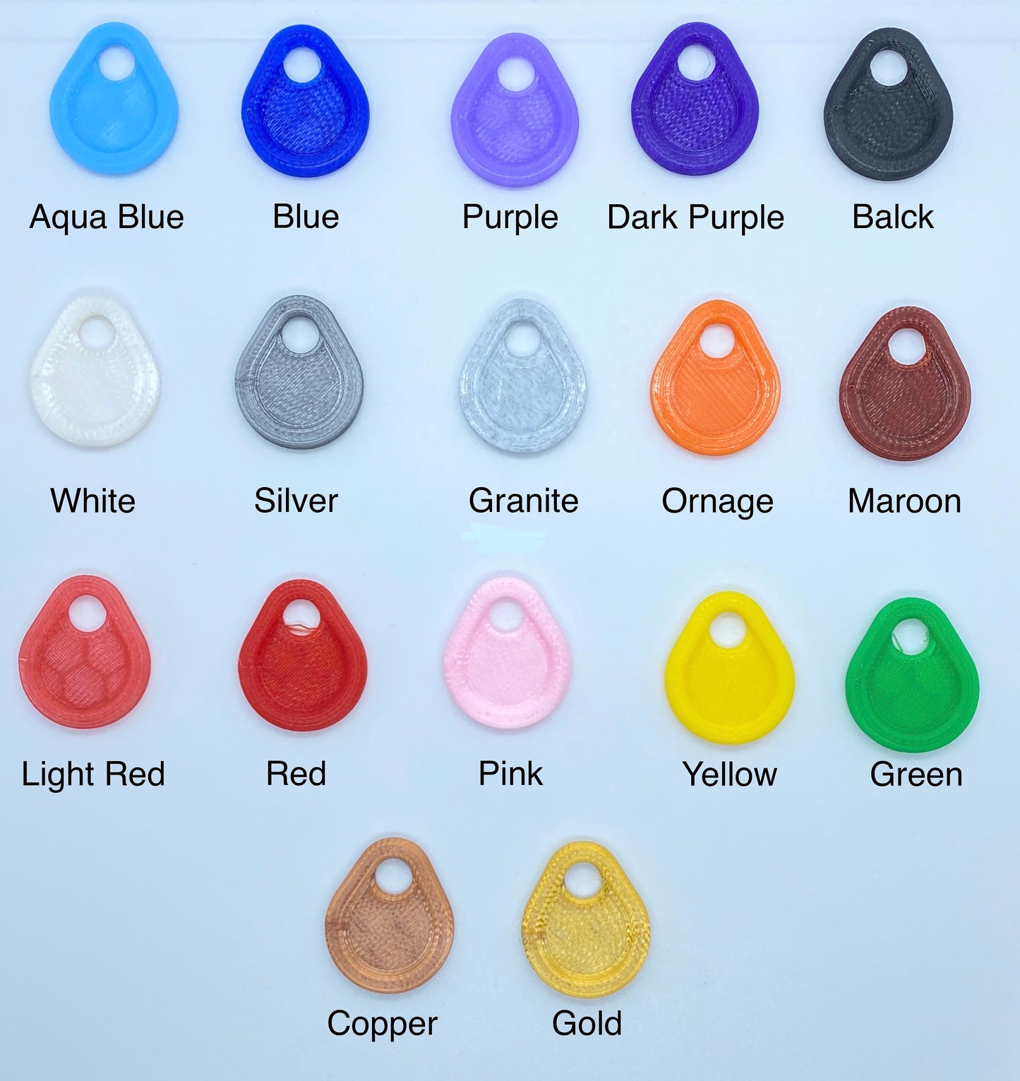 3D Printed Refracted Diamond Earrings - 15+ Colors to Choose From - Customizable