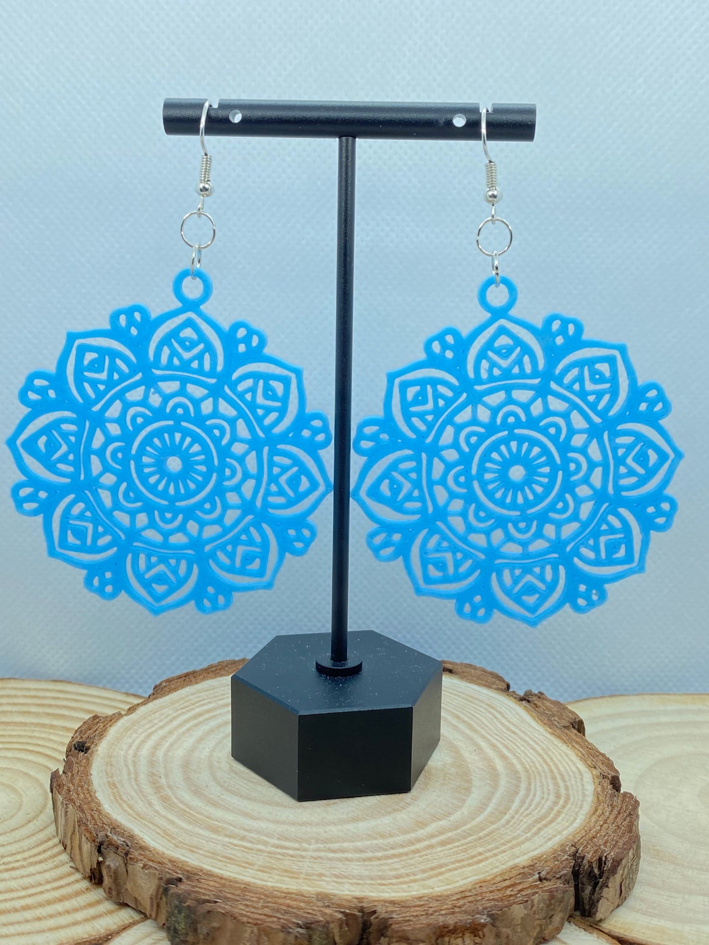 3D Printed Mandala Style Earrings