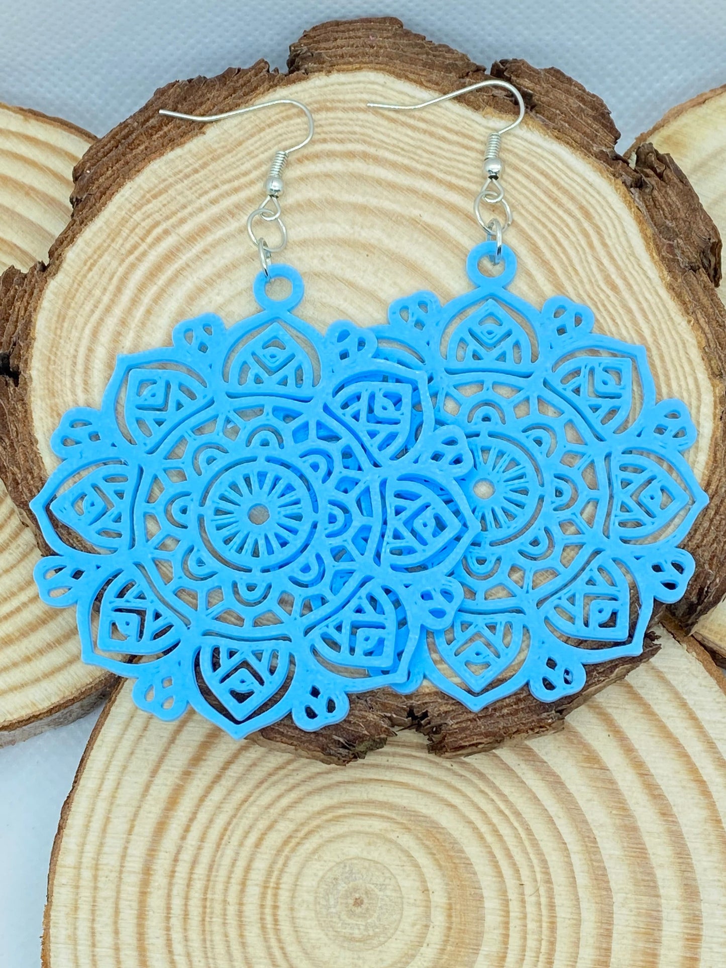 3D Printed Mandala Style Earrings