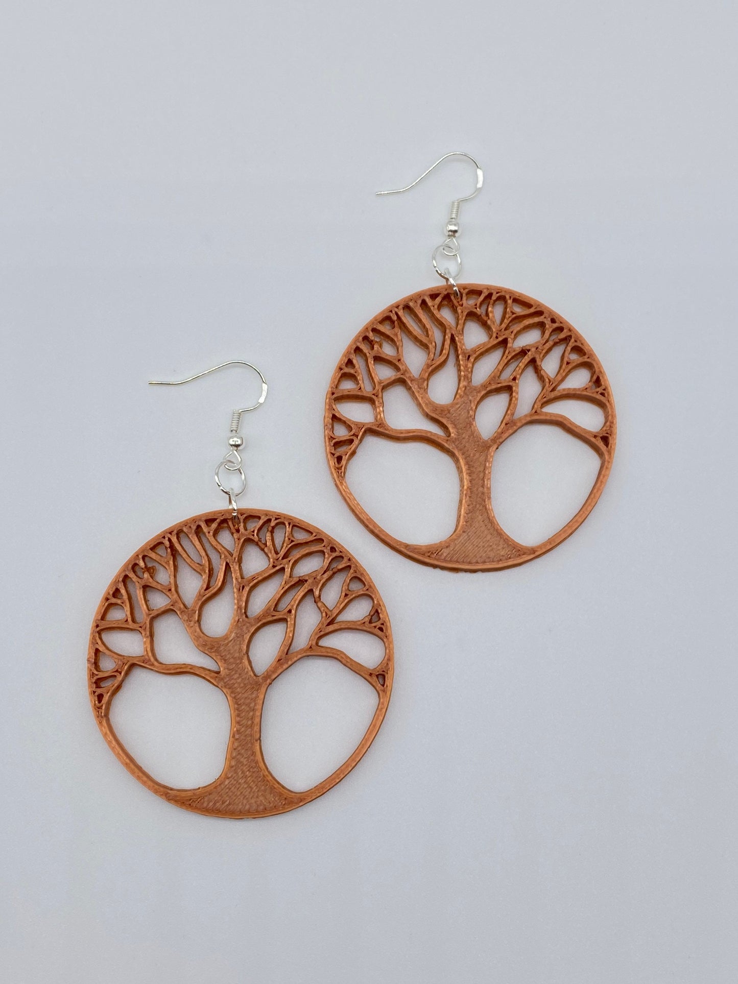 3D Printed Tree of Life Earrings/Minimalist/Custom Color Options
