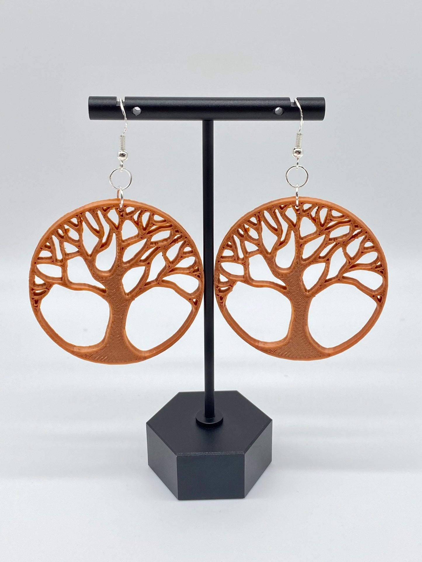3D Printed Tree of Life Earrings/Minimalist/Custom Color Options
