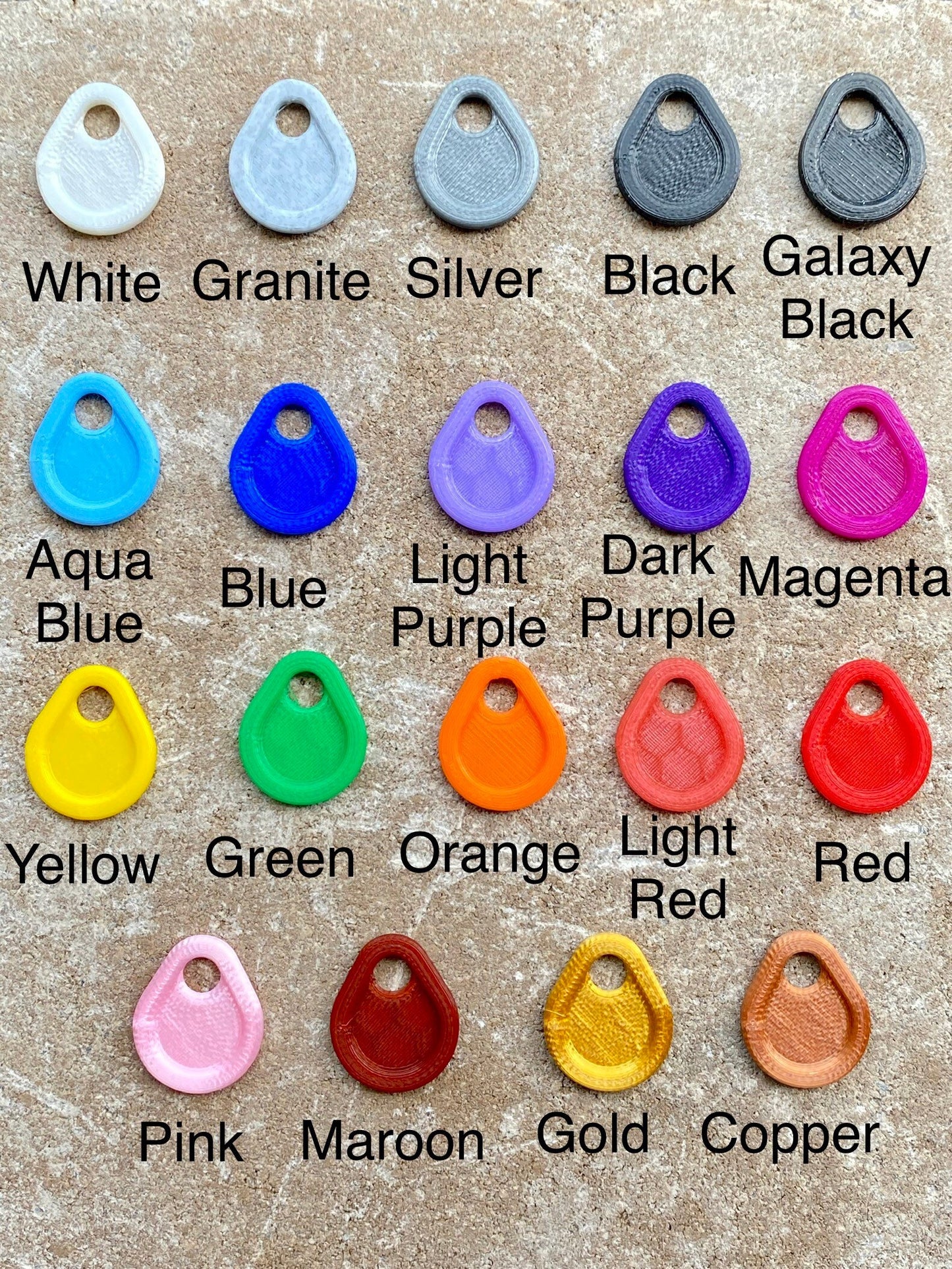 Custom 3D Printed Clam Shell Earrings