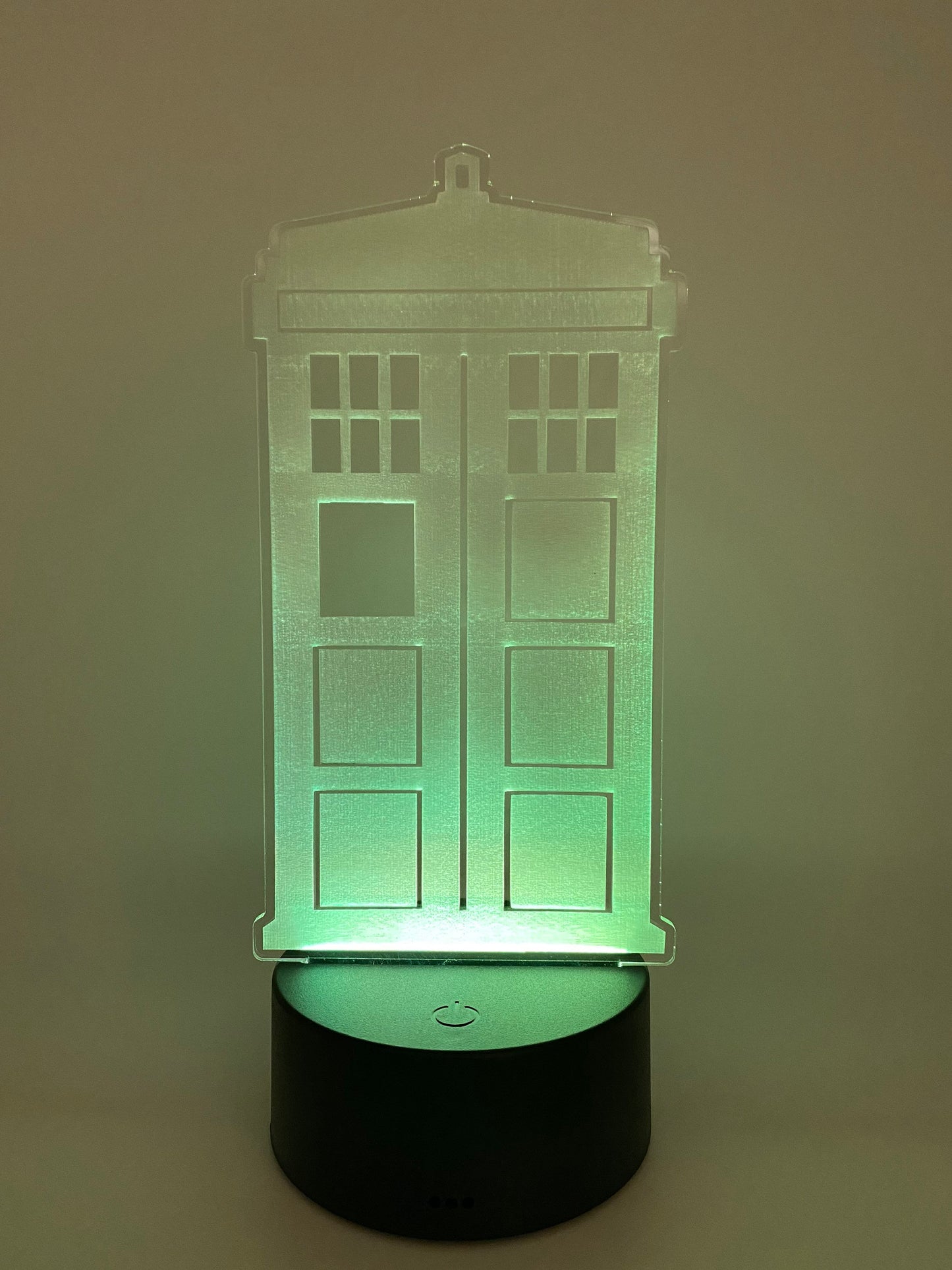 TARDIS Dr. Who 3D LED Lamp/Multi Color/Illusion Laser Cut Art/Personalized Gift/Free Remote, Plug and shipping