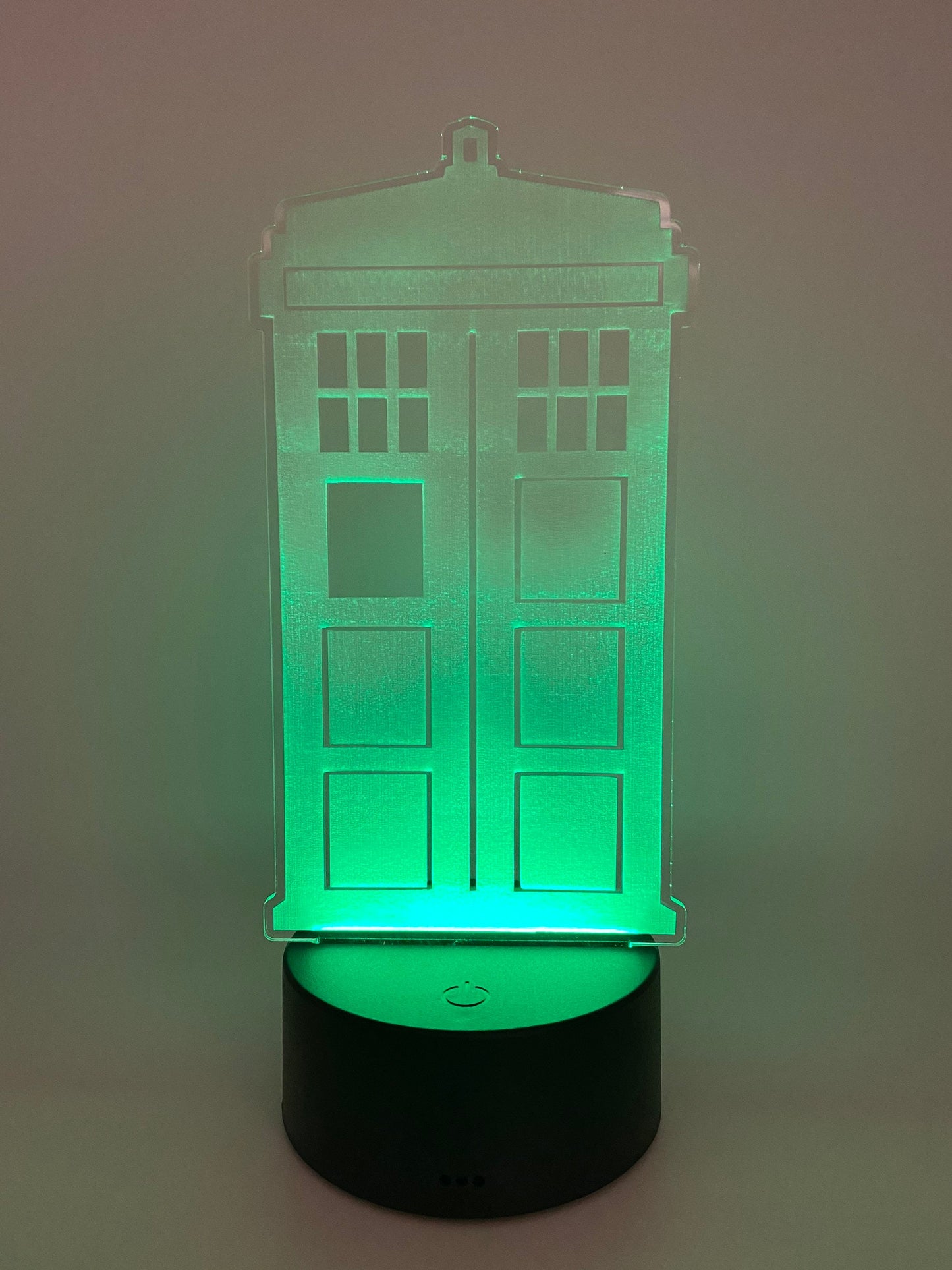 TARDIS Dr. Who 3D LED Lamp/Multi Color/Illusion Laser Cut Art/Personalized Gift/Free Remote, Plug and shipping