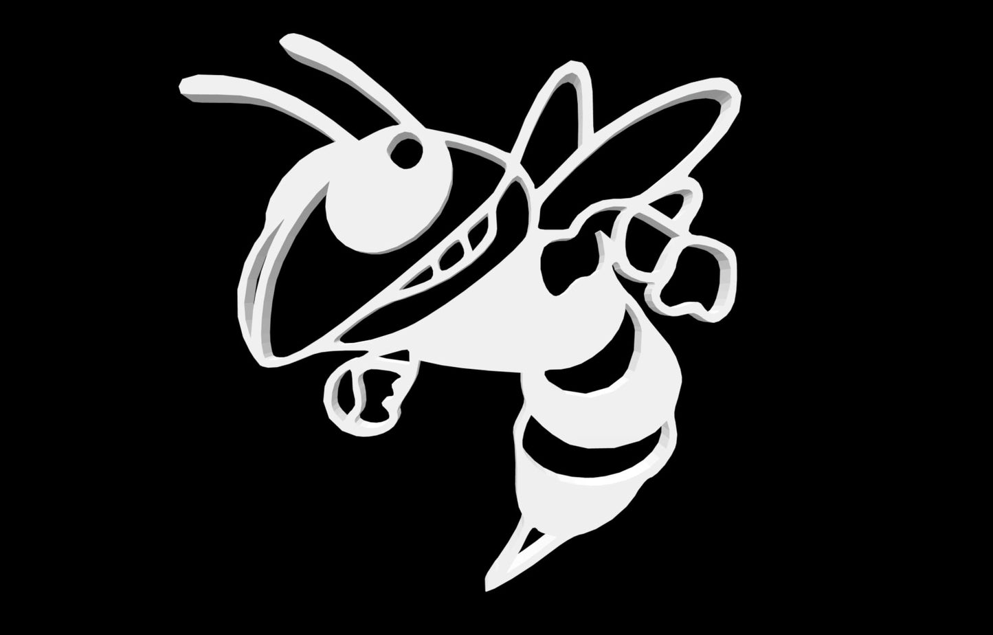 3D Print File STL GT Wasp / Yellow Jacket / 2 Files Single and Dual Layers / 3D Printer file