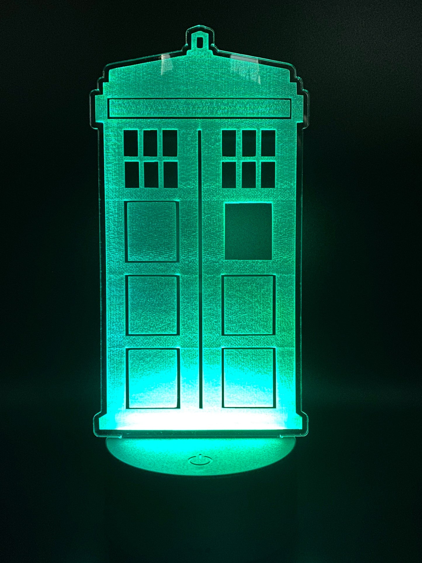 TARDIS Dr. Who 3D LED Lamp/Multi Color/Illusion Laser Cut Art/Personalized Gift/Free Remote, Plug and shipping