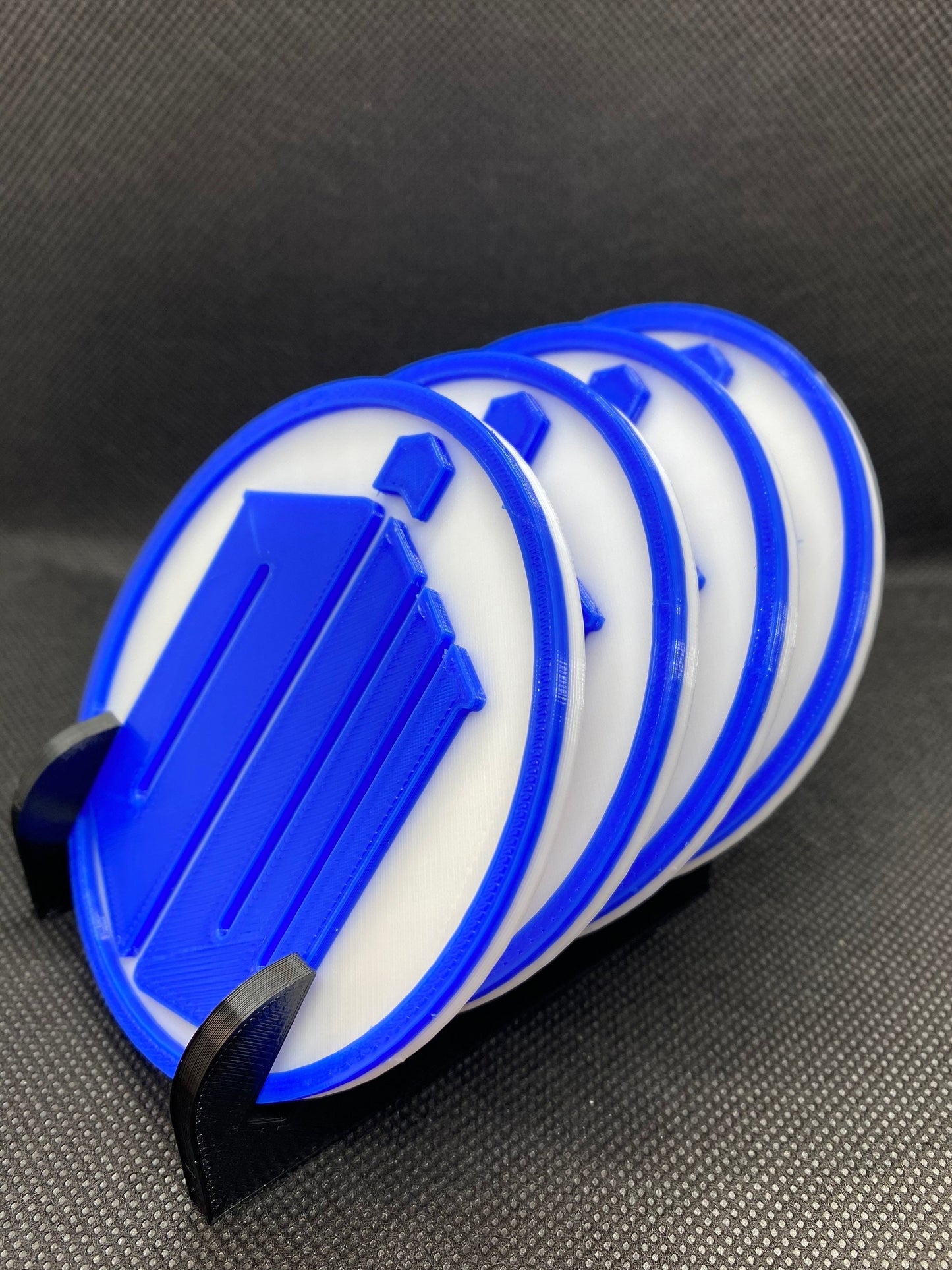 3D Printed Doctor Who Drink Coaster/Set of 4 with Free Holder/Custom Color Options
