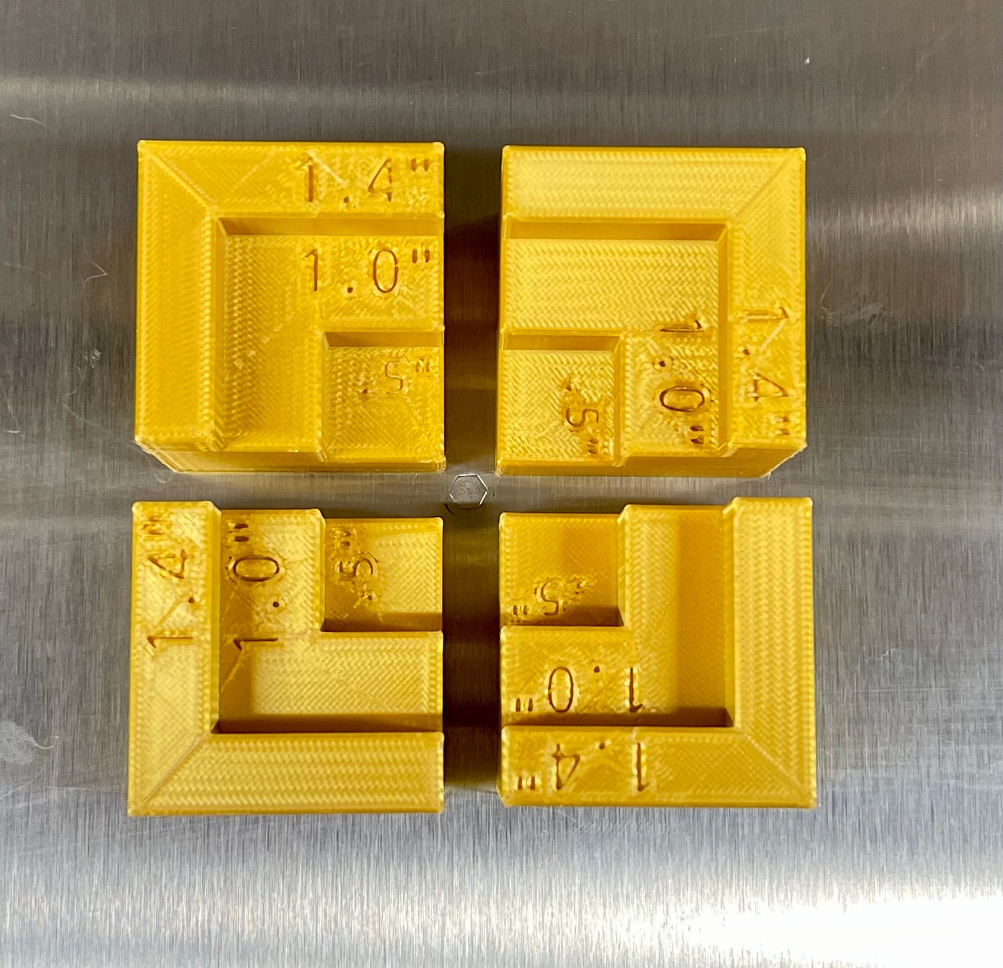 Glowforge Magnetic Bed Risers/SET of 4/20+ Colors/Super Durable/Multi Height adjustable for Laser cutting Machine/3D Printed