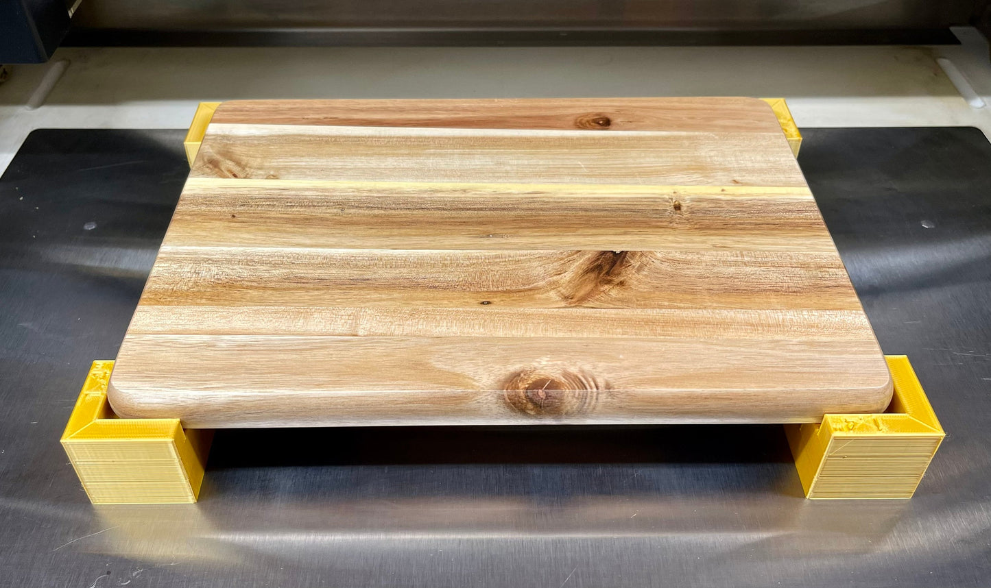 Glowforge Starter Kit/SET of 4 Magnetic Bed Risers/with 12, 24, 48, or 60 Honeycomb Tray Pins/20+ Colors/Super Durable /3D Printed