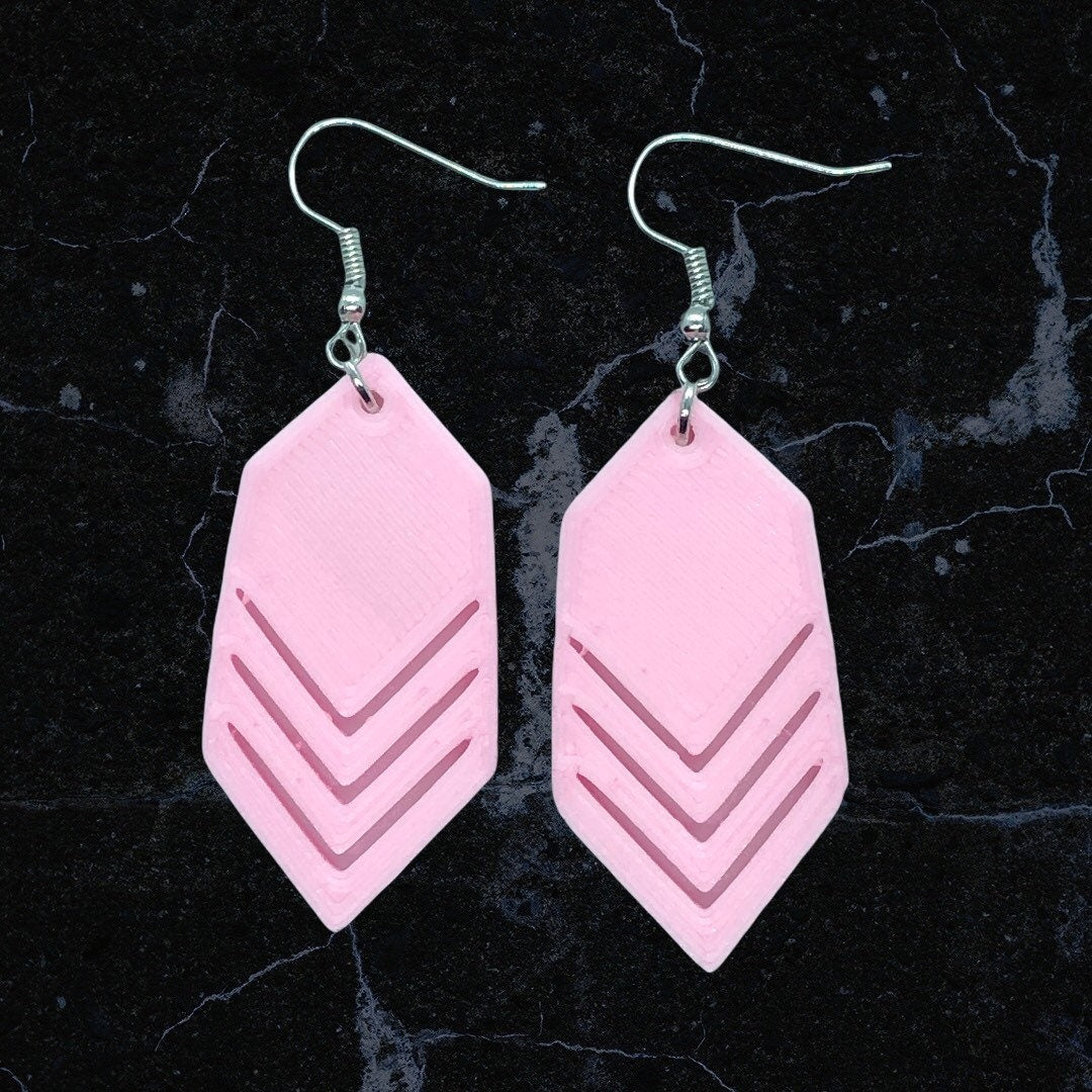 3D Printed Arrow Earrings