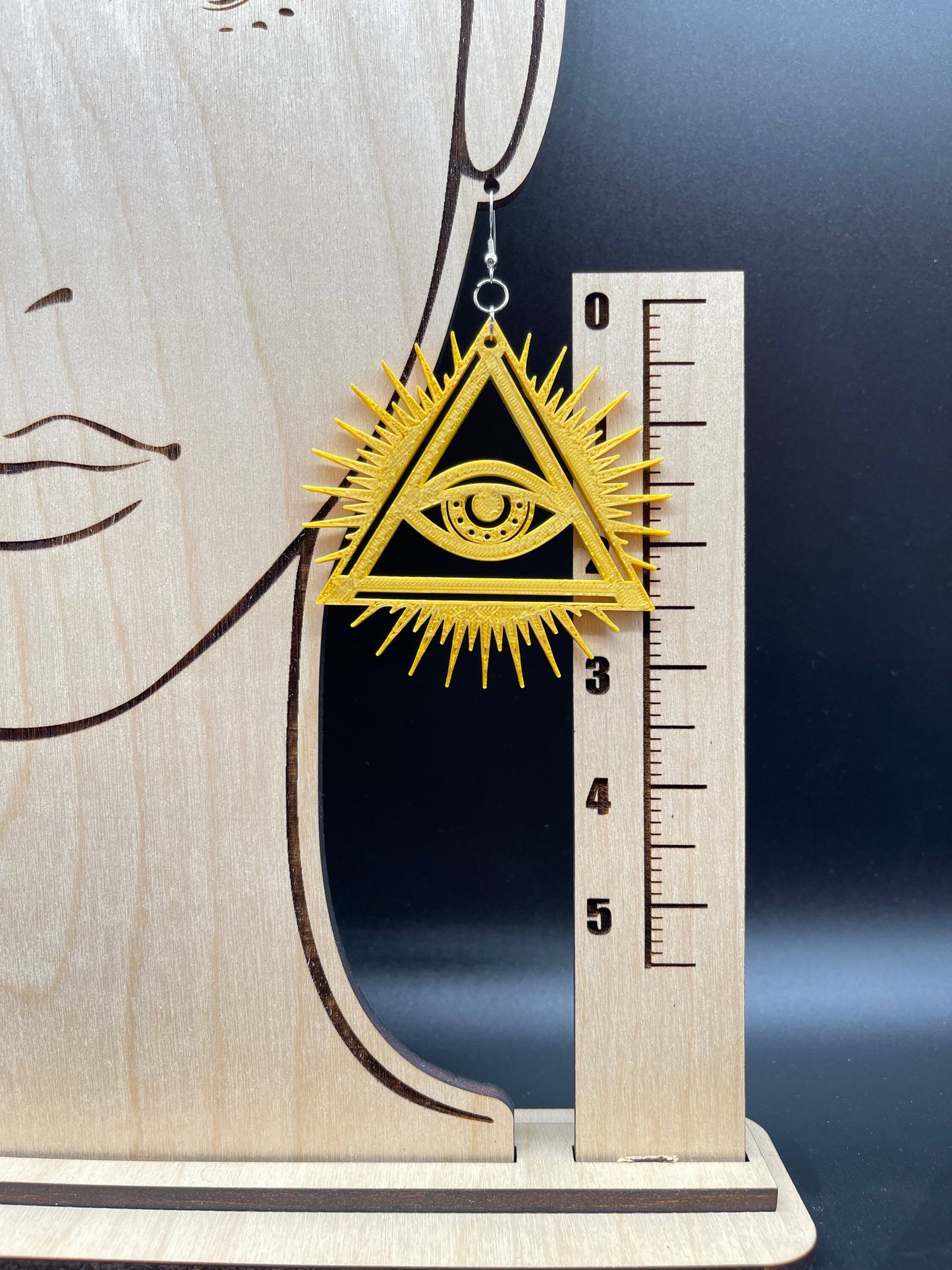 3D Printed All Seeing Eye Earrings (Eye of Providence)/Custom Color Order/Great for Gift/New Style/Design