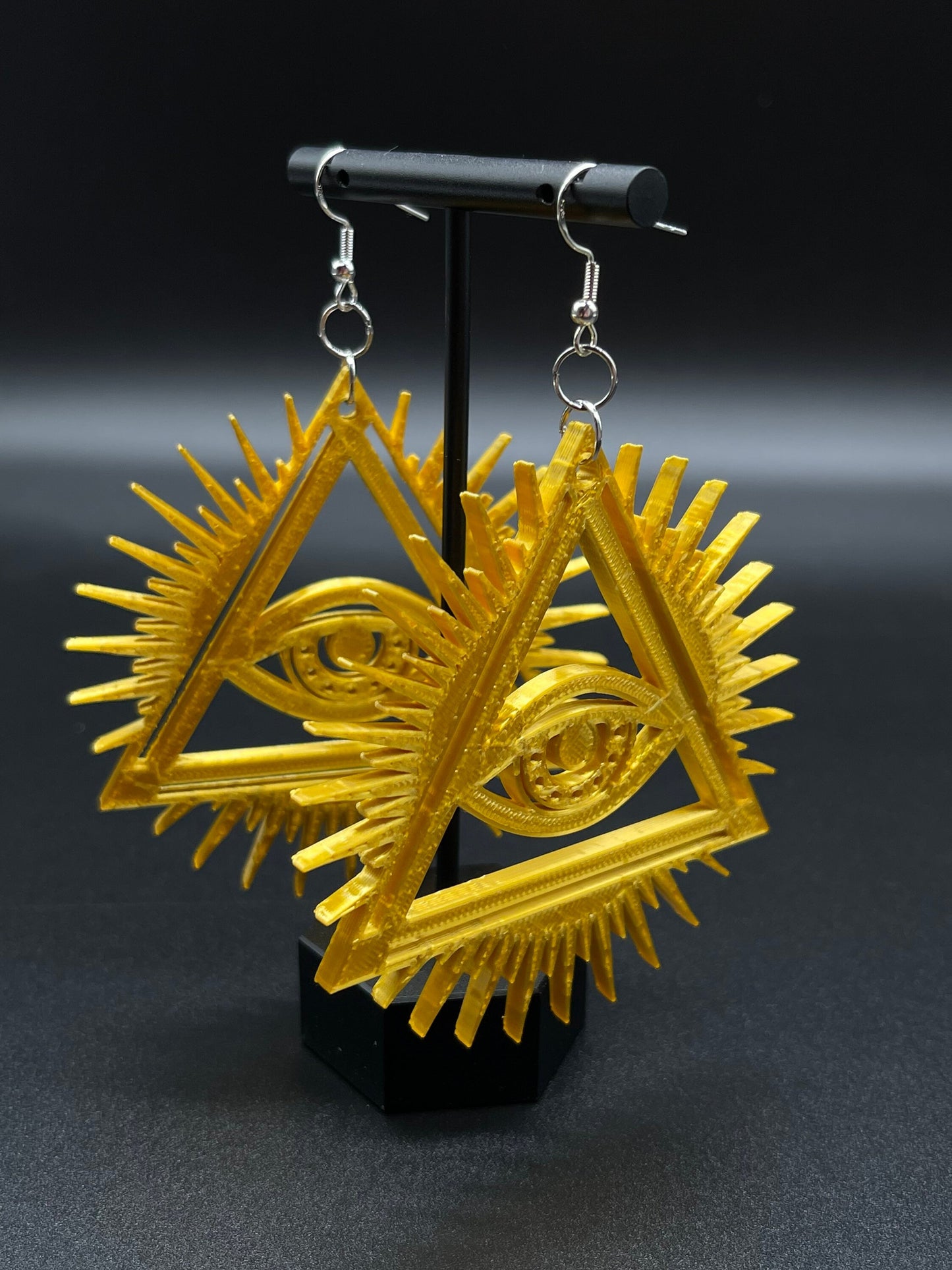 3D Printed All Seeing Eye Earrings (Eye of Providence)/Custom Color Order/Great for Gift/New Style/Design