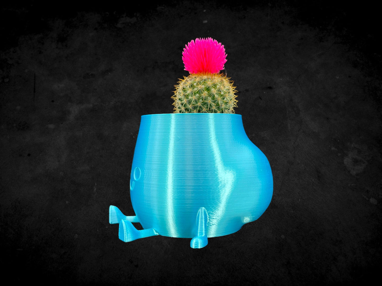 Cheeky Bum Planter 3D Printed /Custom Color & Sizes/Great Gift for a Plant Lover/Chunky Happy Butt Succulent Plant Holder