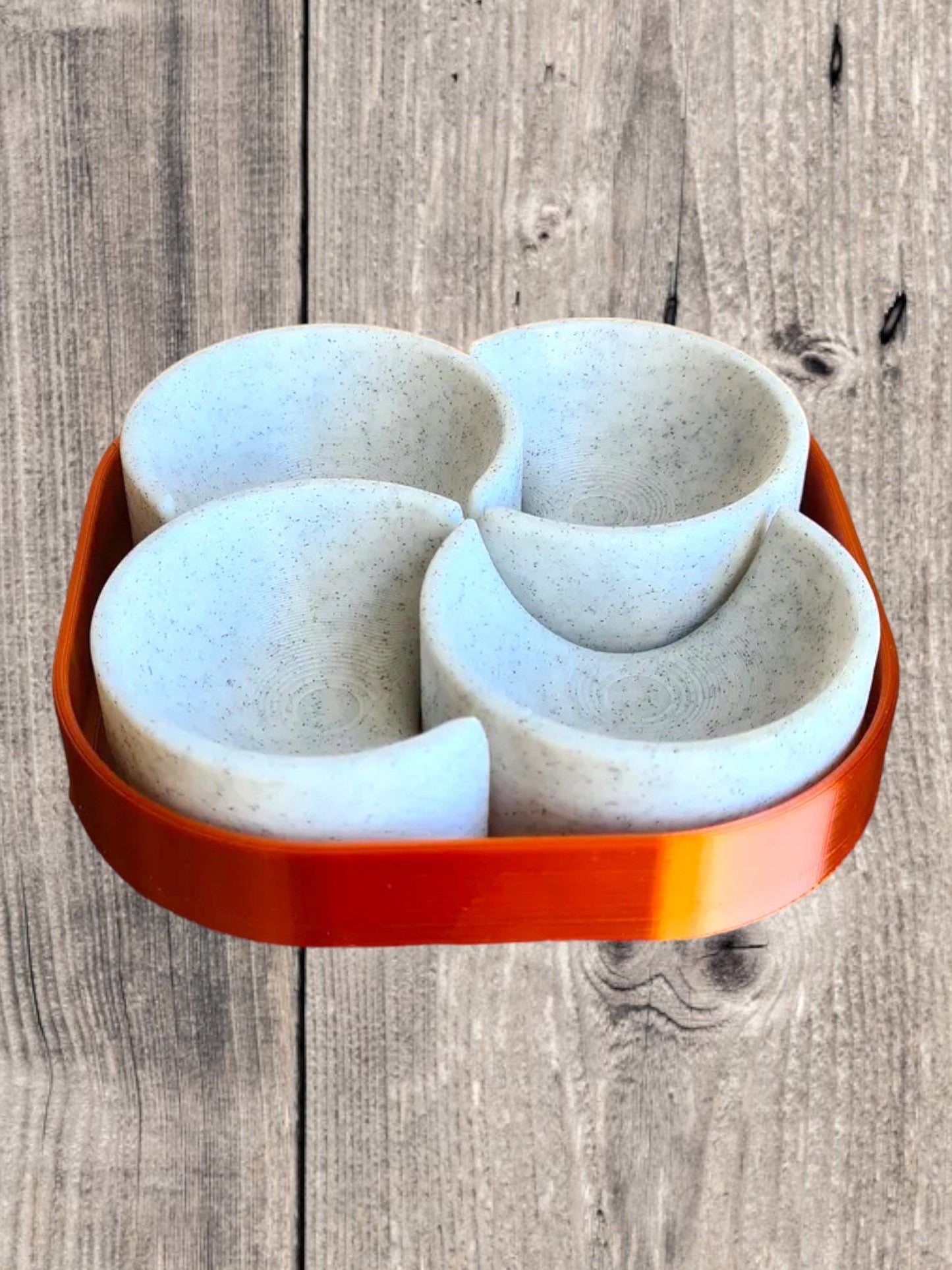 3D Printed Chop Stick Holders With Tray/Set of 4/Custom Color Combinations/for Sushi Lover’s