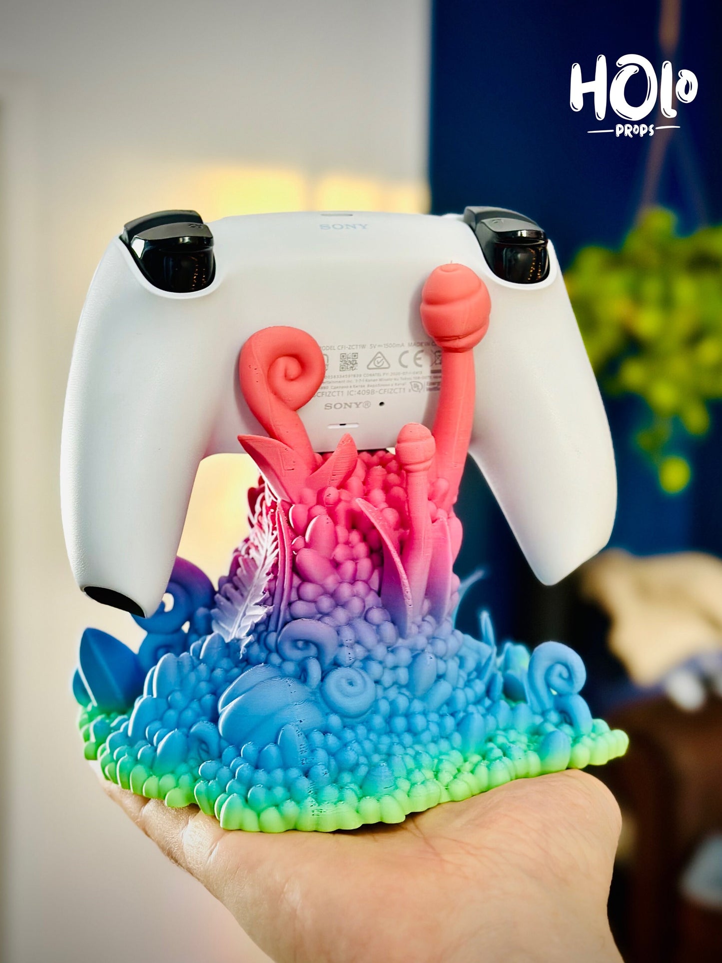 3D Printed Forest Controller Stand /Custom Color/Great Gift for that Gamer Controller Holder