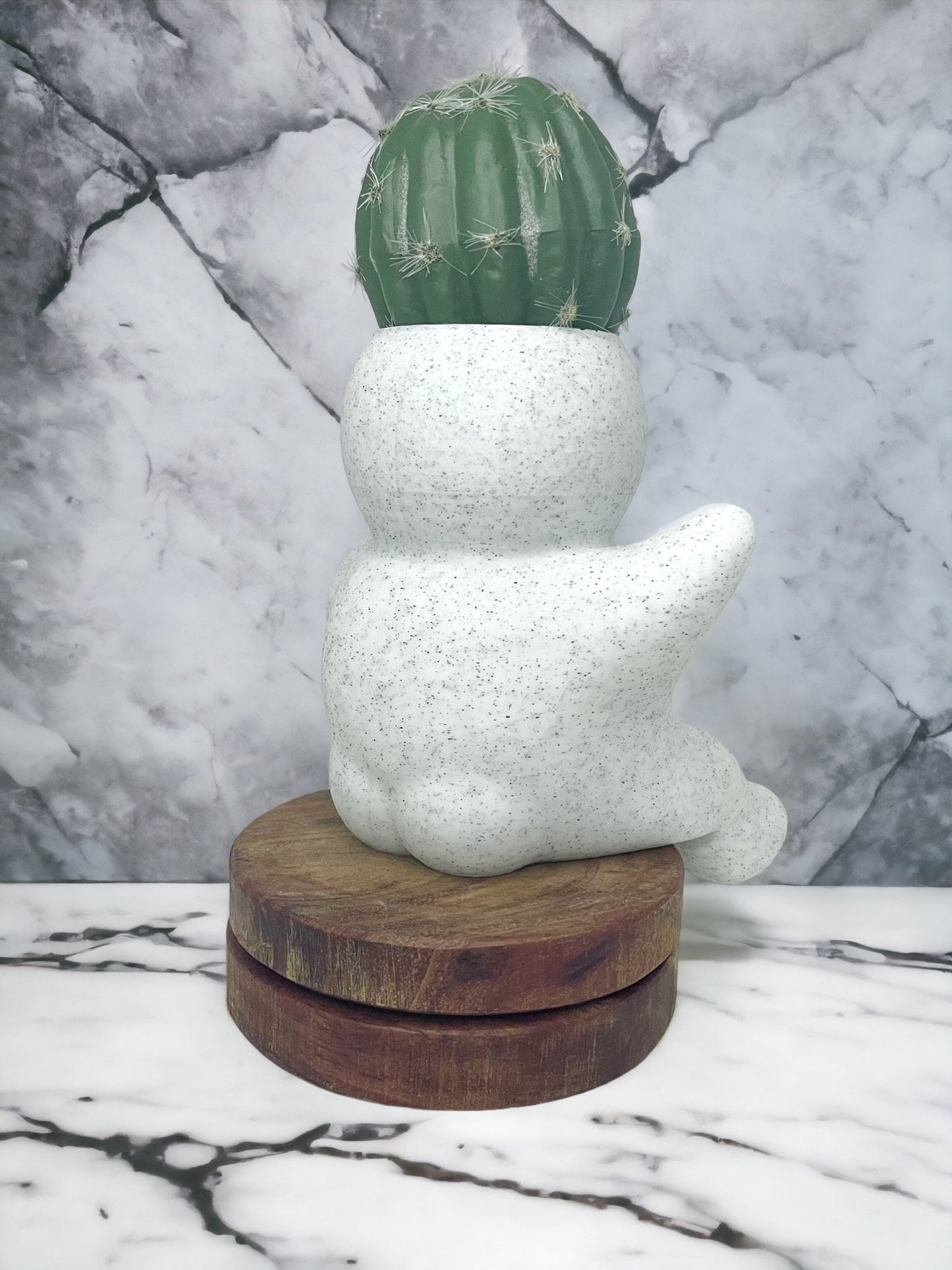 3D Printed Chubby Sitting Planter /Custom Color/Great Gift for a Plant Lover/Succulent Plant Holder with drainage/2 Styles to Choose