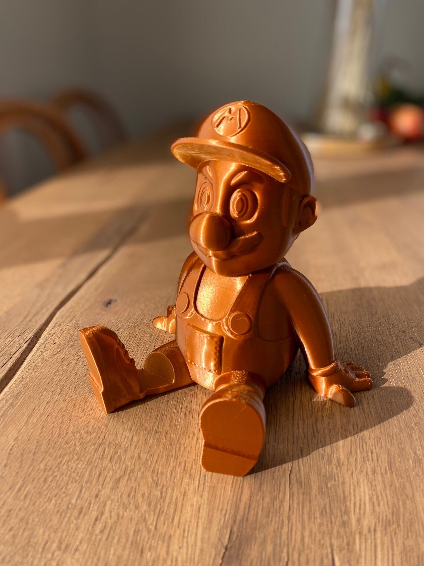 3D Printed Chubby Super Mario Phone Stand/Custom Color/Great Gift for that Mario Lover/Phone Holder