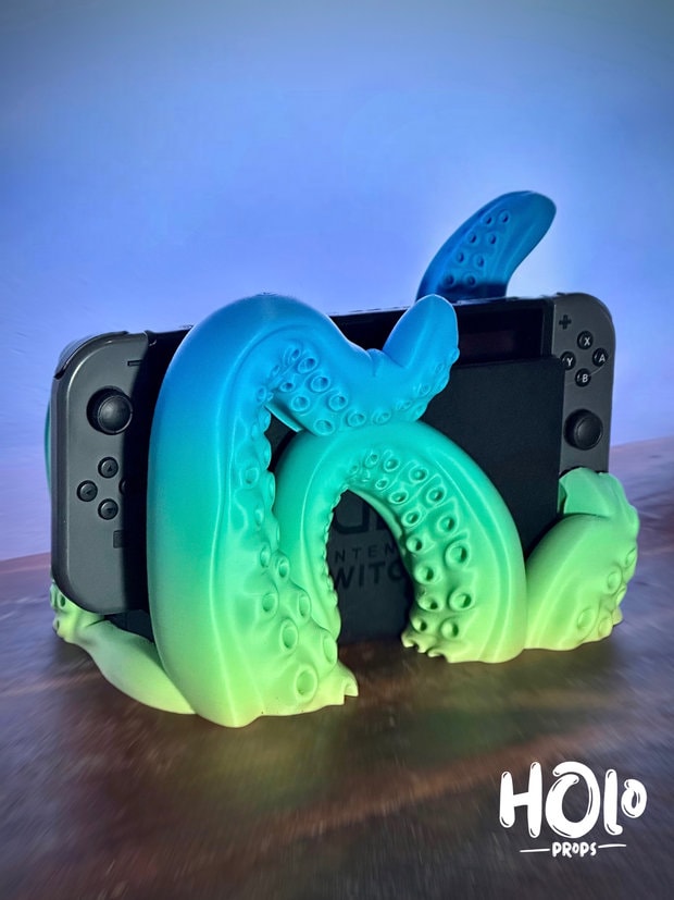 3D Printed Switch Tentacles Dock - CLASSIC & OLED VERSION /Custom Color/Great Gift for that Gamer