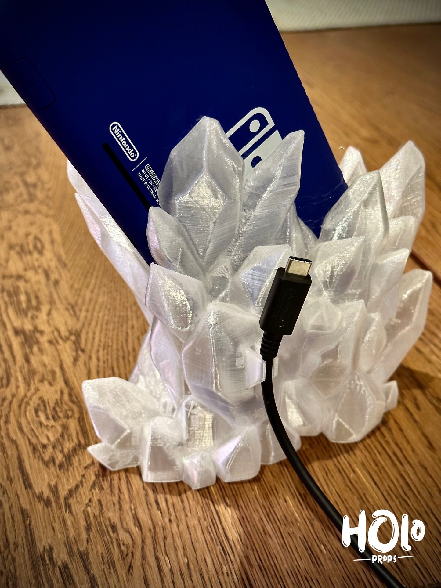 3D Printed Switch Lite Crystal Dock/Custom Color/Great Gift for that Gamer/Gaming Accessories