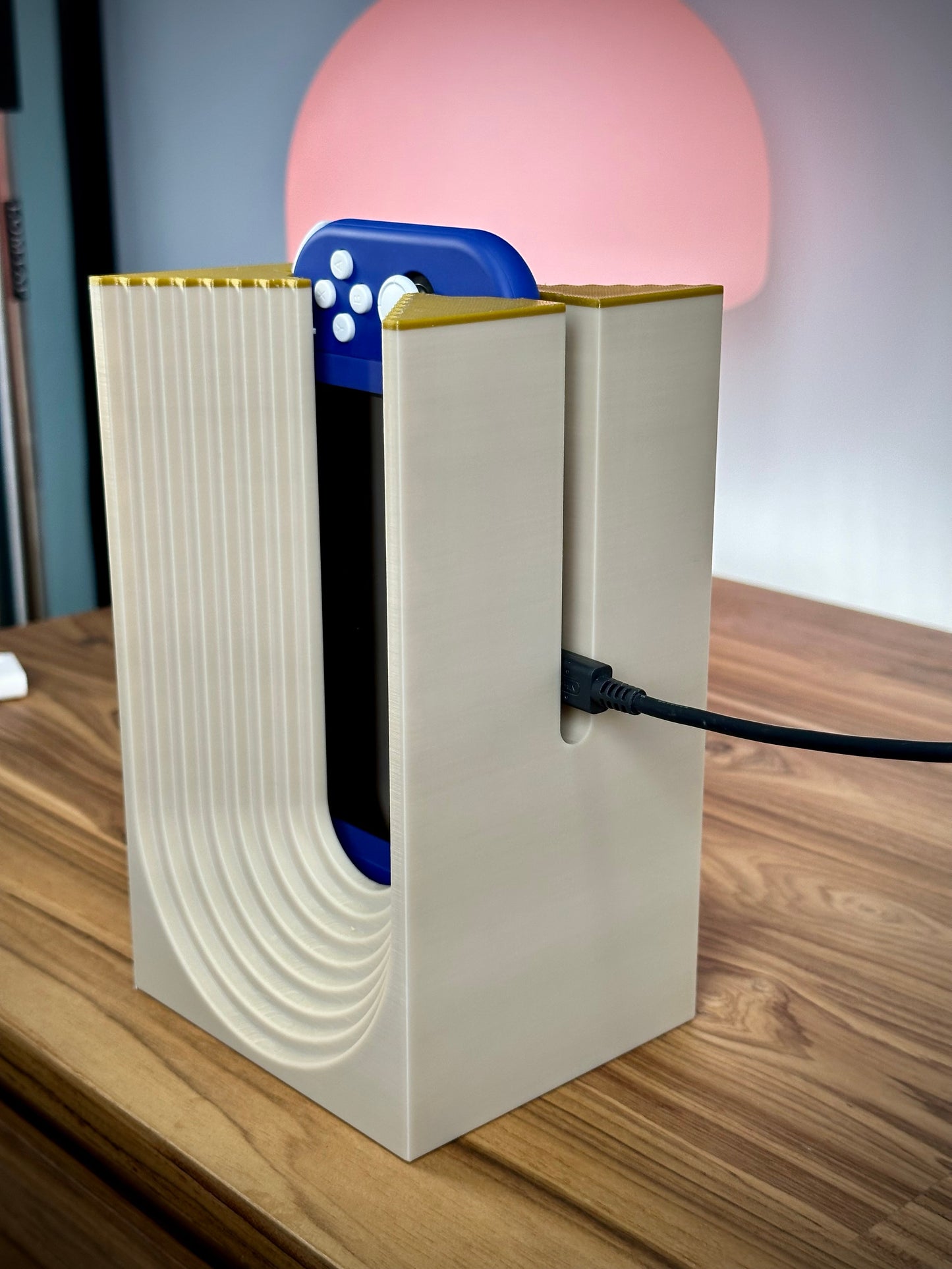 3D Printed Switch Lite Modern Boho Dock / Custom Color / Great Gift for that Gamer/Gaming Accessories Dock