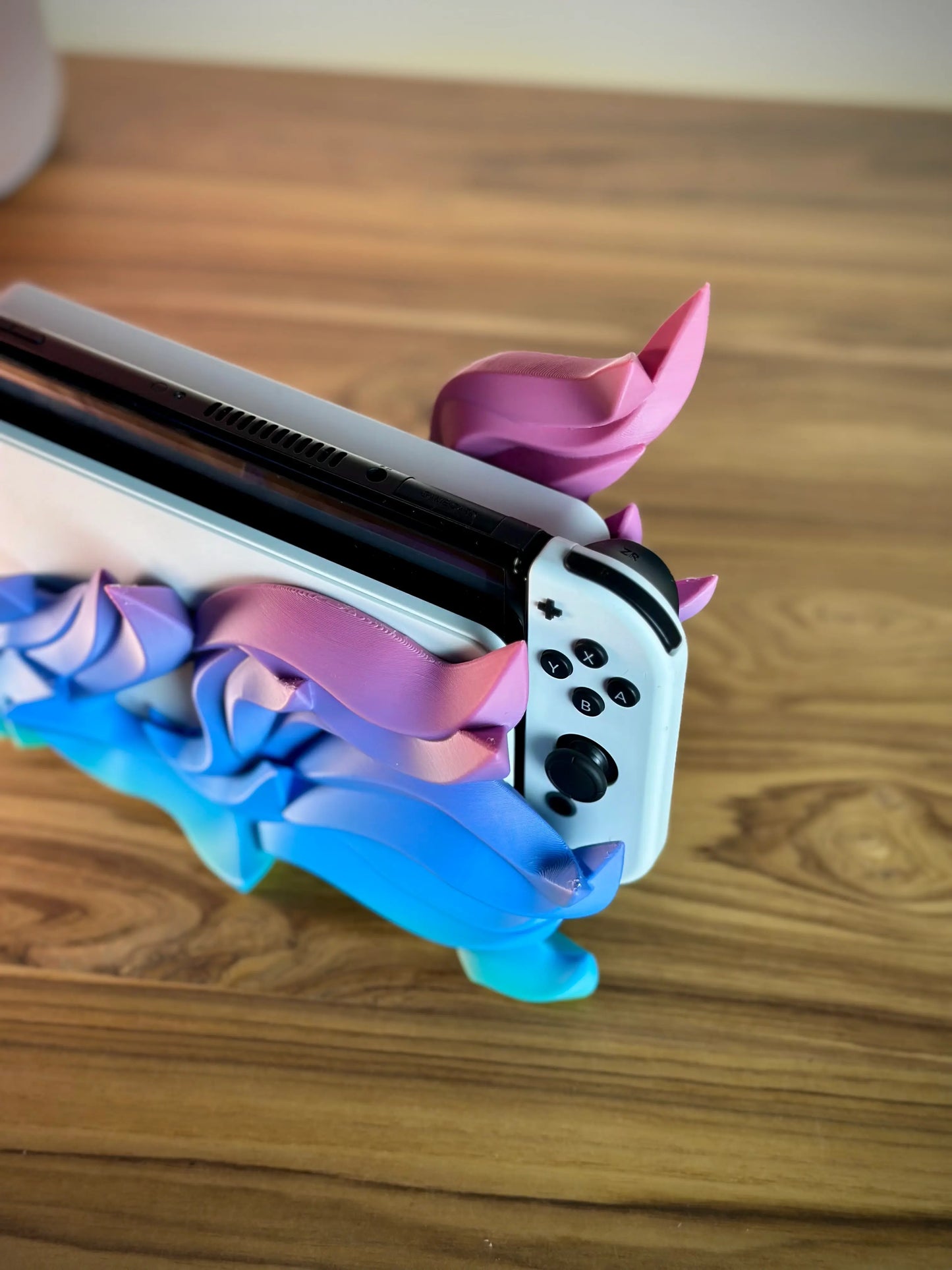 3D Printed Nintendo Switch Flame Dock - Works for both CLASSIC & OLED VERSION / Custom Color / Great Gift for that Gamer