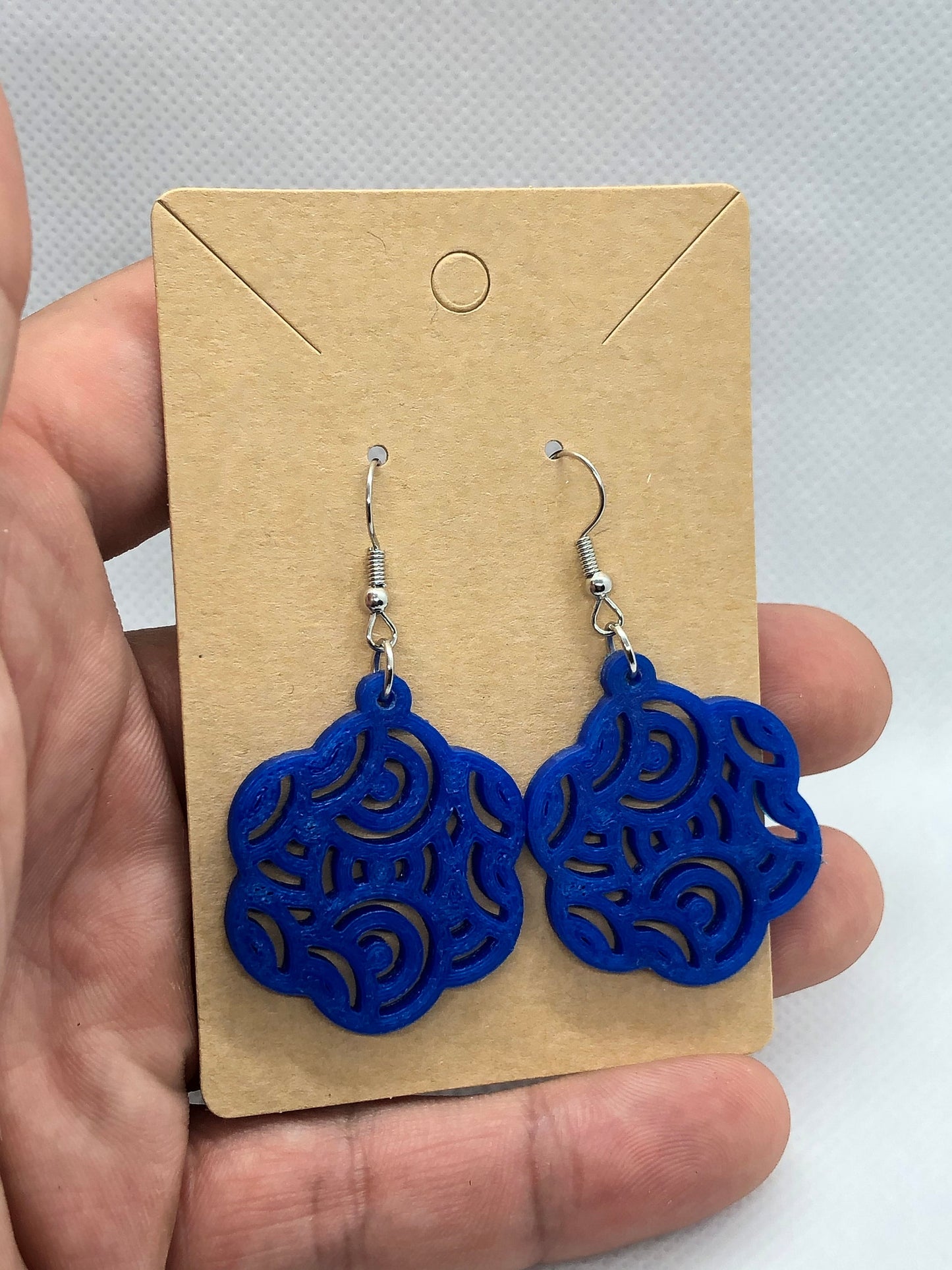 3D Printed Asian/Oriental Style Earrings/20+ Colors/Sizes and Styles to Choose from