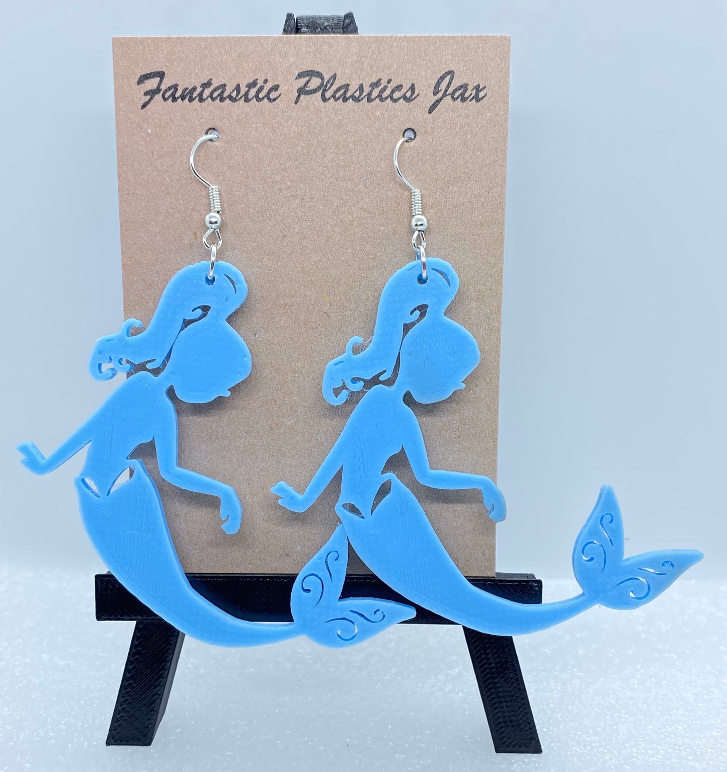 3D Printed Mermaid Earrings