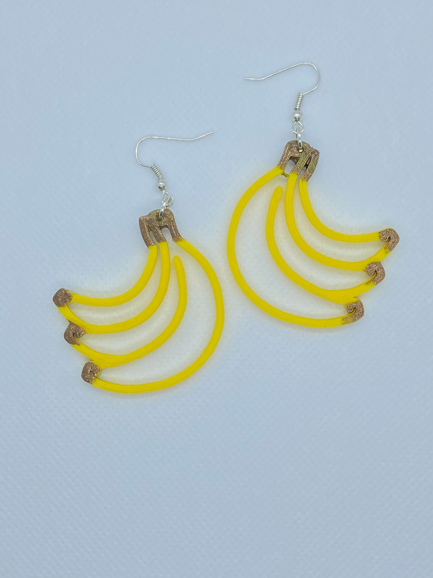 3D Printed Bunch of Bananas Earings