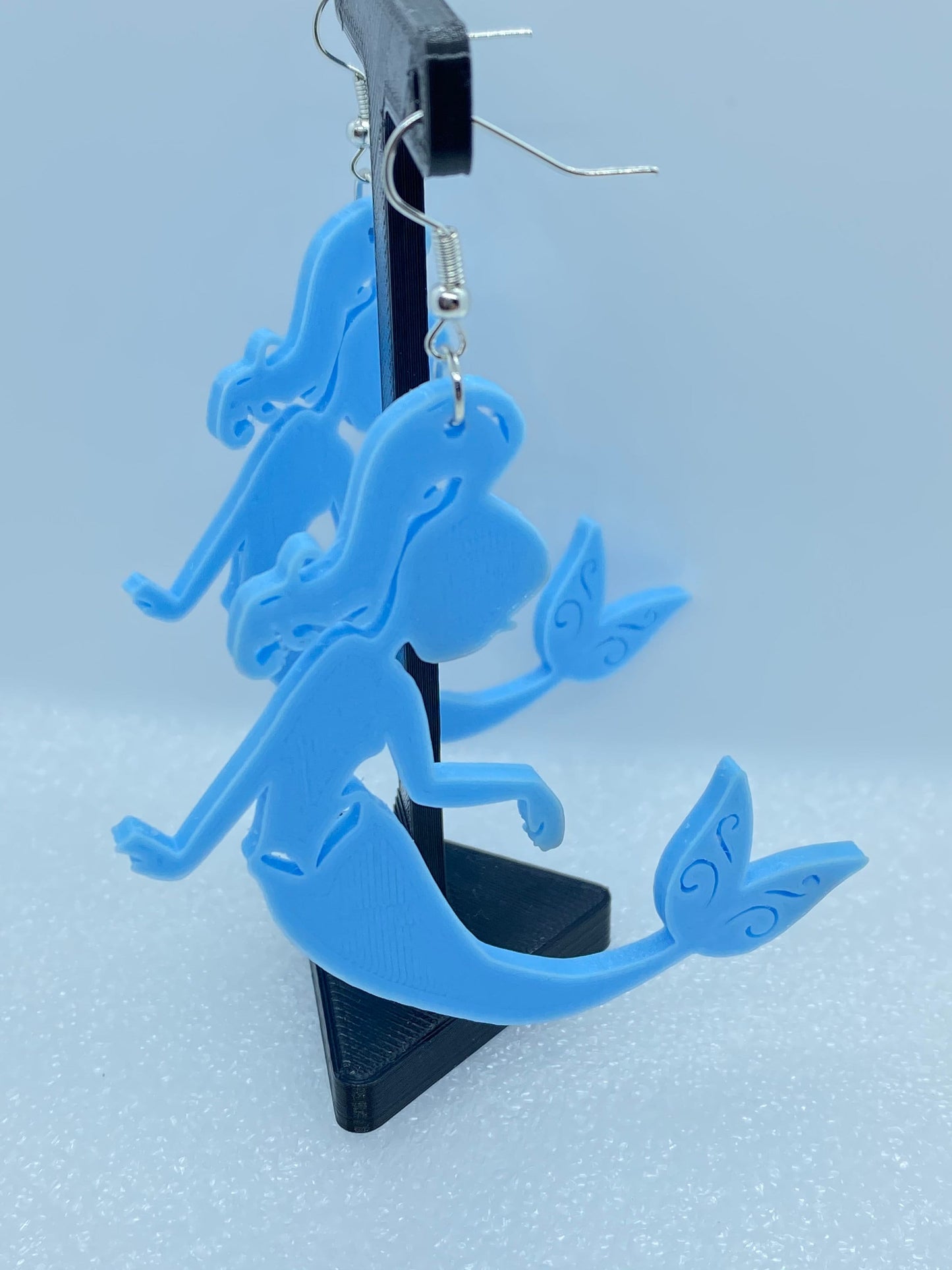 3D Printed Mermaid Earrings
