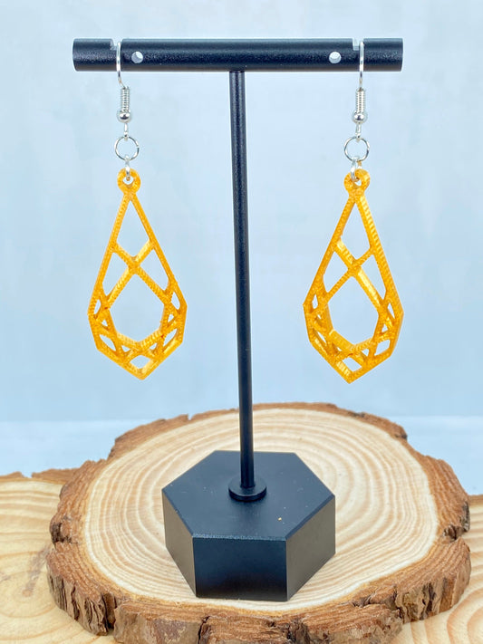 3D Printed Geometric Polly Earrings