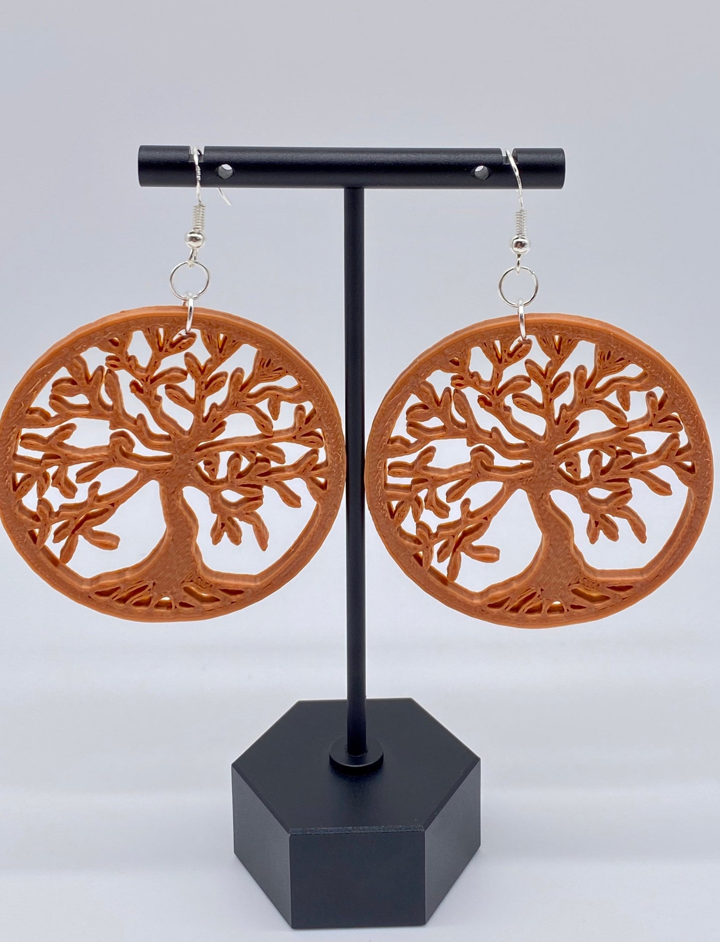 3D Printed Tree of Life Earrings/Ver 2/Custom Color Options