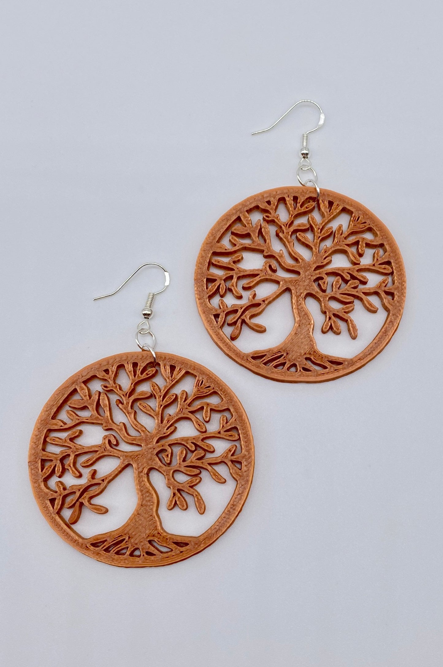 3D Printed Tree of Life Earrings/Ver 2/Custom Color Options