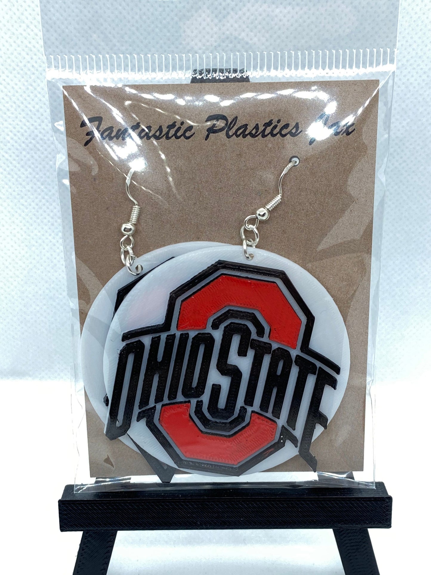 3D Printed Ohio State Buckeyes Earrings/Custom Design/ Football