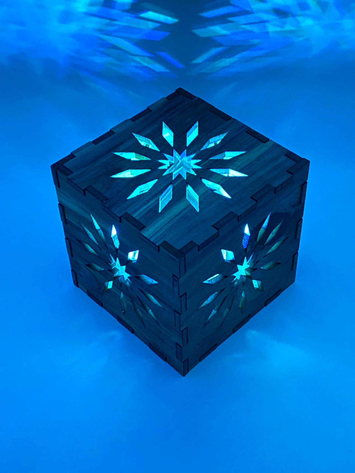 Laser Cut Wooden LED Light Box with Remote/Gift/Flower Light Box/Personalized