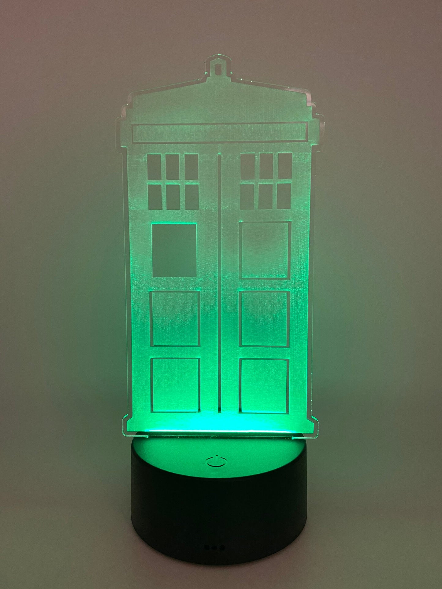 TARDIS Dr. Who 3D LED Lamp/Multi Color/Illusion Laser Cut Art/Personalized Gift/Free Remote, Plug and shipping