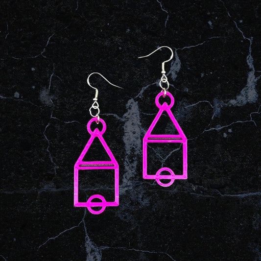 3D Printed Squid Game Earrings/Custom Color Order/Great for Gift /