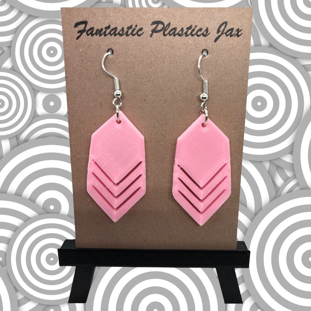 3D Printed Arrow Earrings