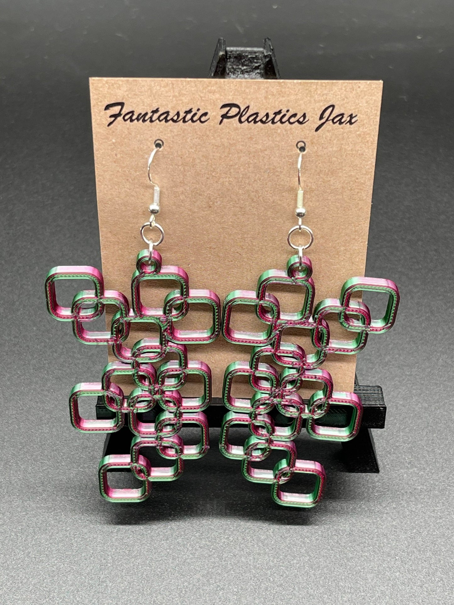 3D Printed Bubble Square Earrings/Custom Color Order/Great for Gift/New Style/Design and Colors