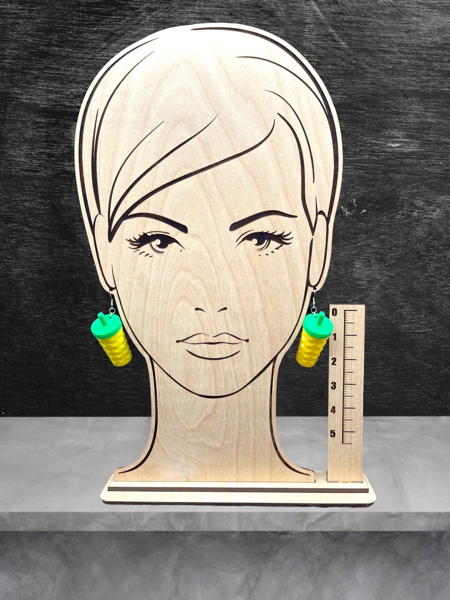 3D Printed Pineapple Tumbler Earrings With Lid/Starbucks Inspired and super lightweight/Custom Color Combinations/for Coffee Lover’s